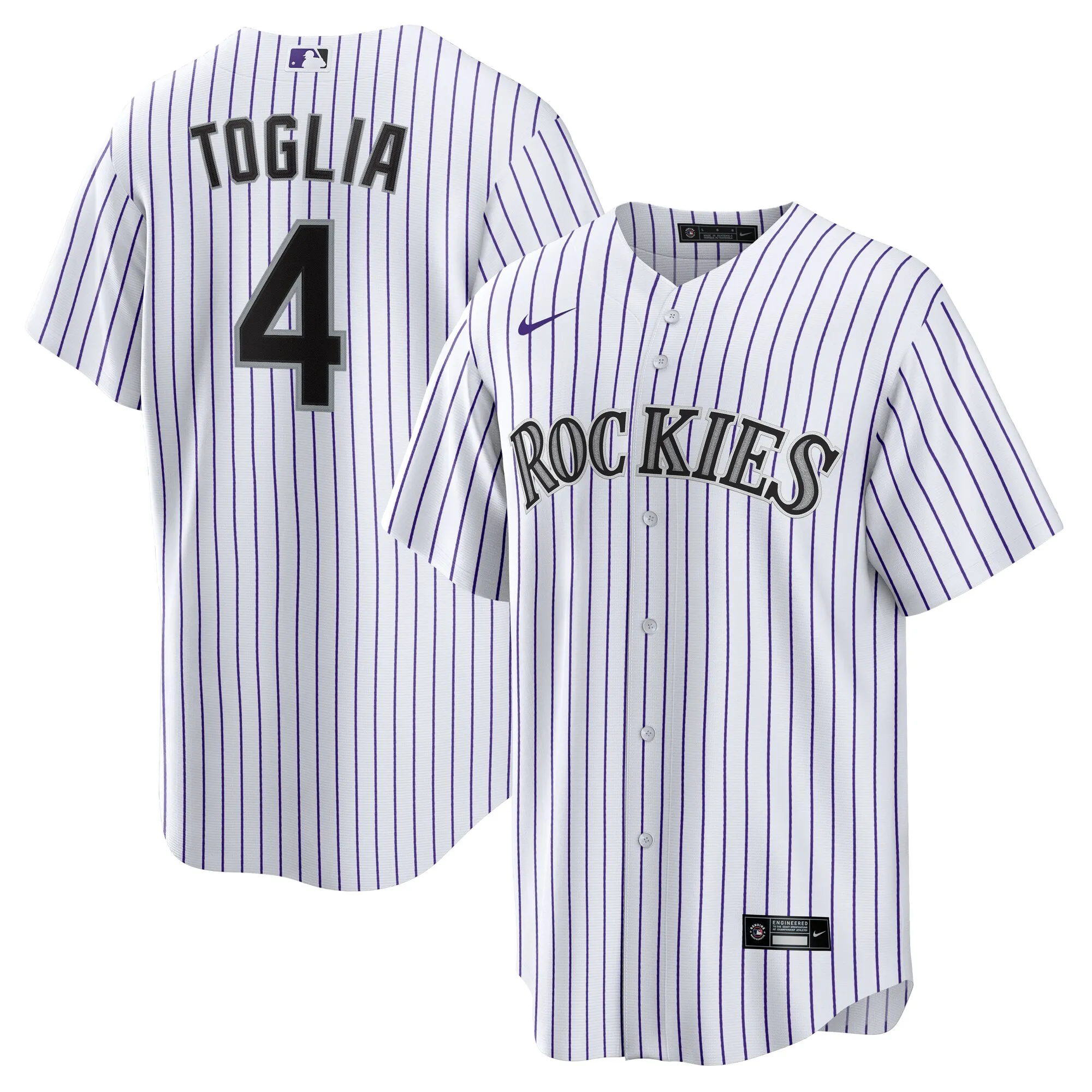 Michael Toglia Colorado Rockies Nike Home Replica Jersey - White