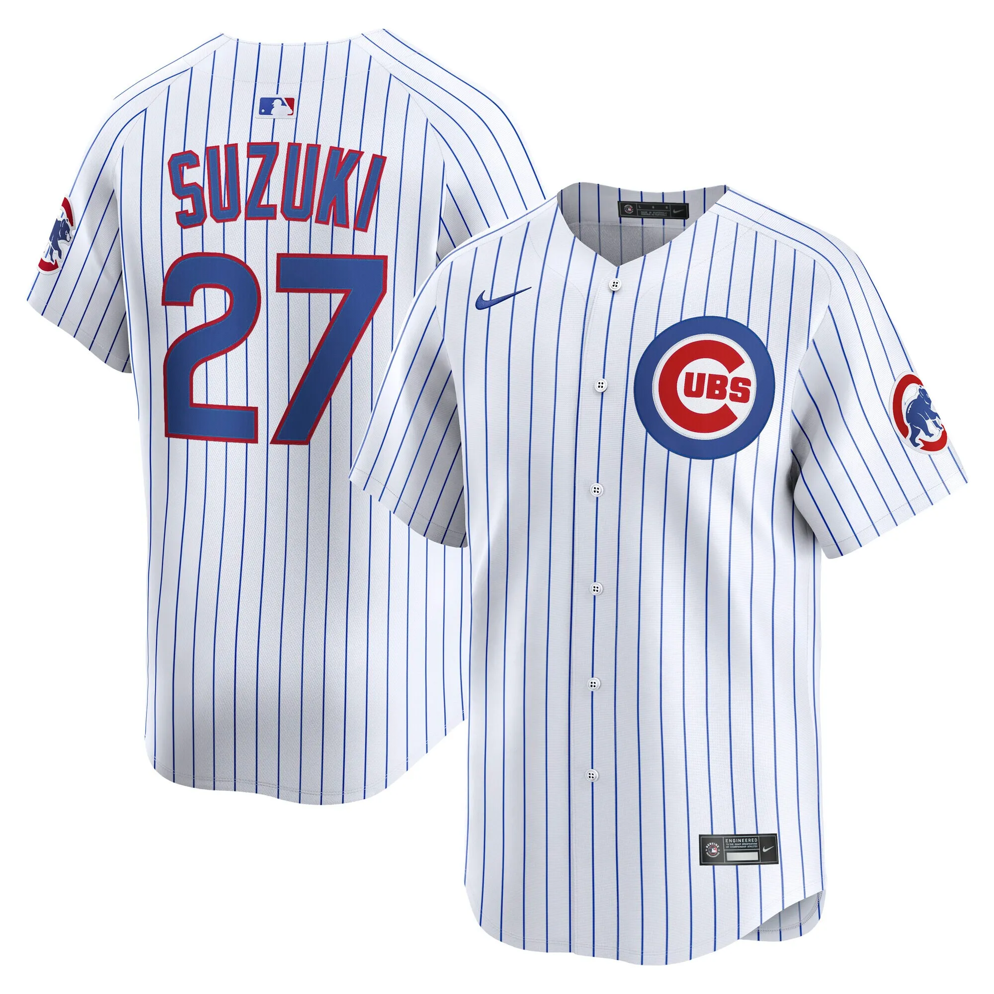 Seiya Suzuki Chicago Cubs Nike Home Limited Player Jersey - White