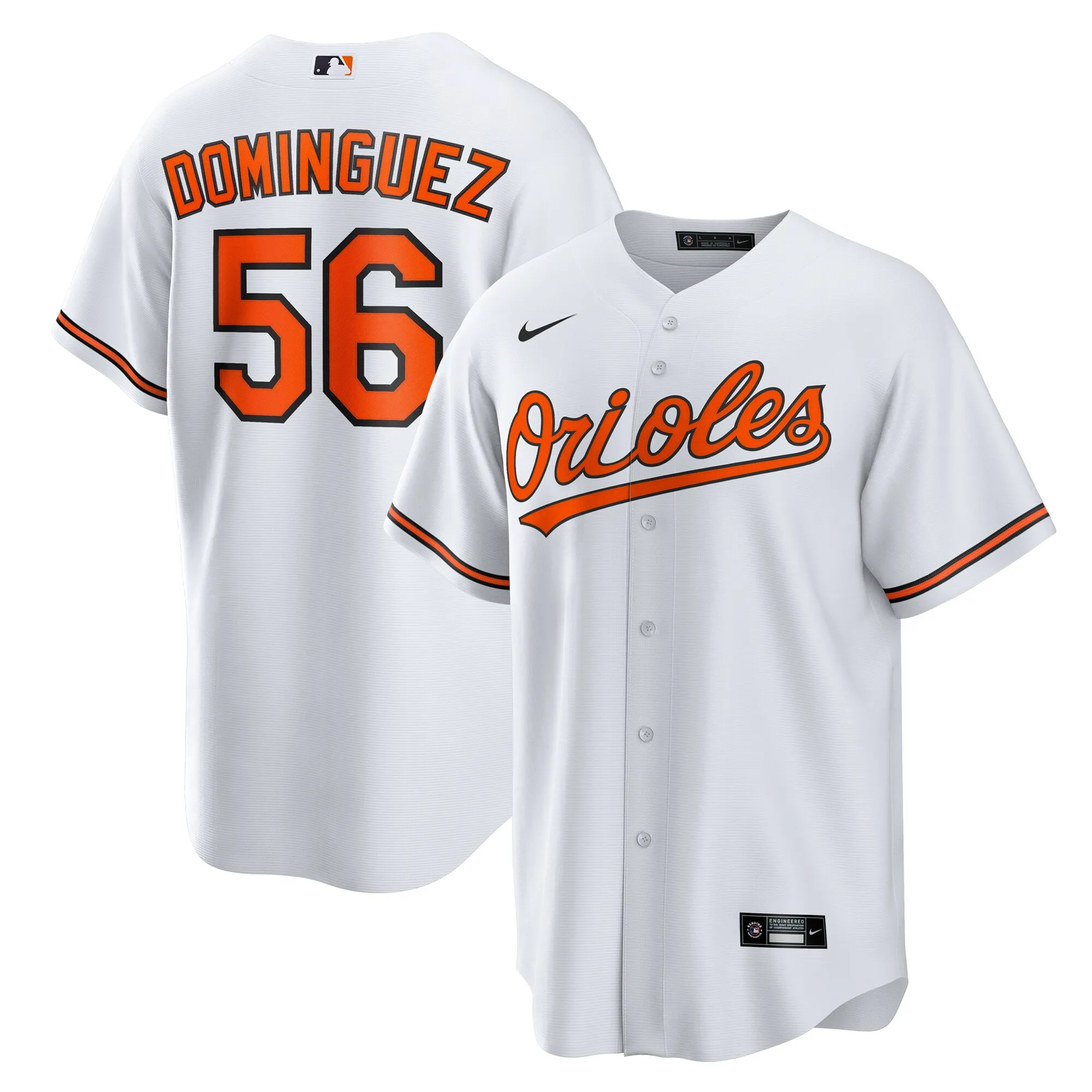 Seranthony Dominguez Baltimore Orioles Nike Home Replica Jersey - White