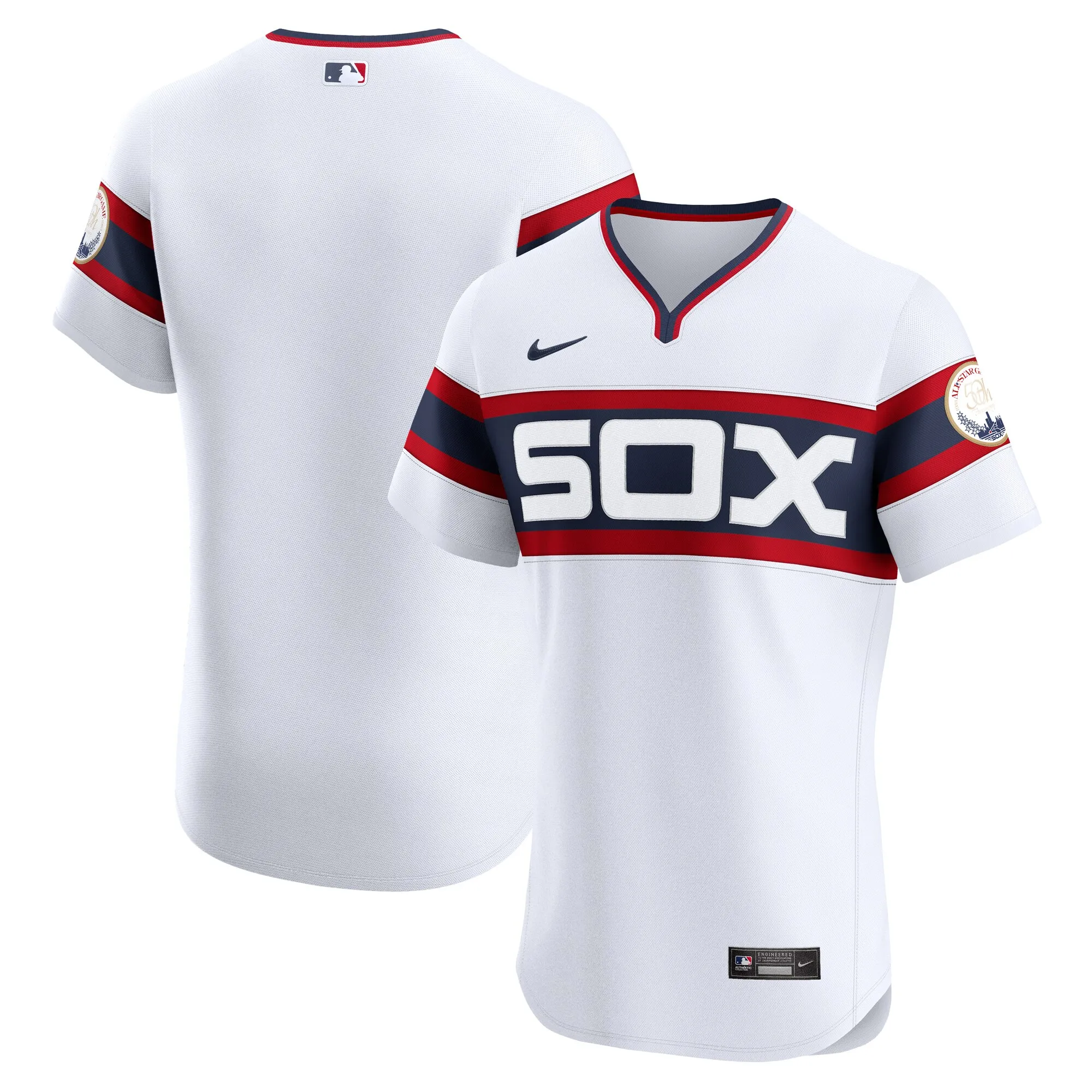 Chicago White Sox Nike Alternate Vapor Premier Elite Patch Jersey - White