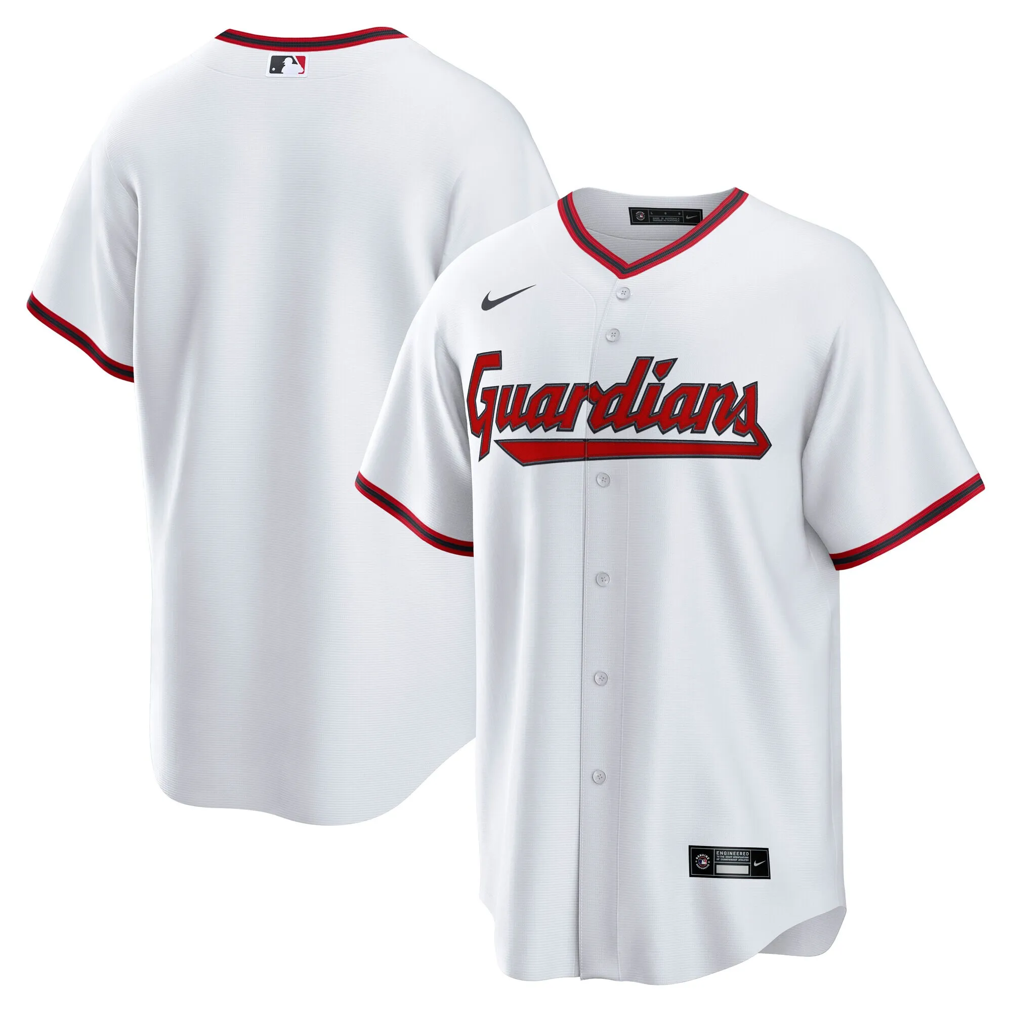 Cleveland Guardians Nike Home Home Blank Replica Jersey - White