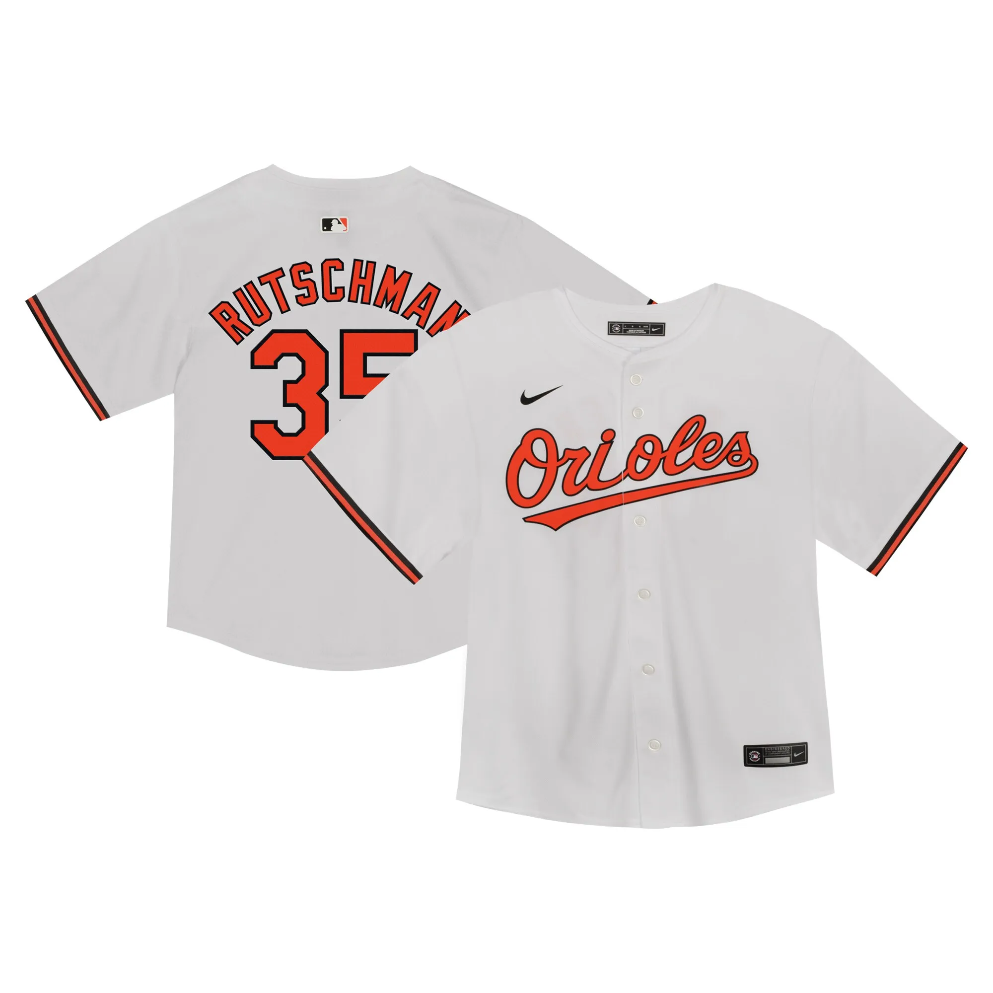 Adley Rutschman Baltimore Orioles Nike Toddler Game Jersey - White