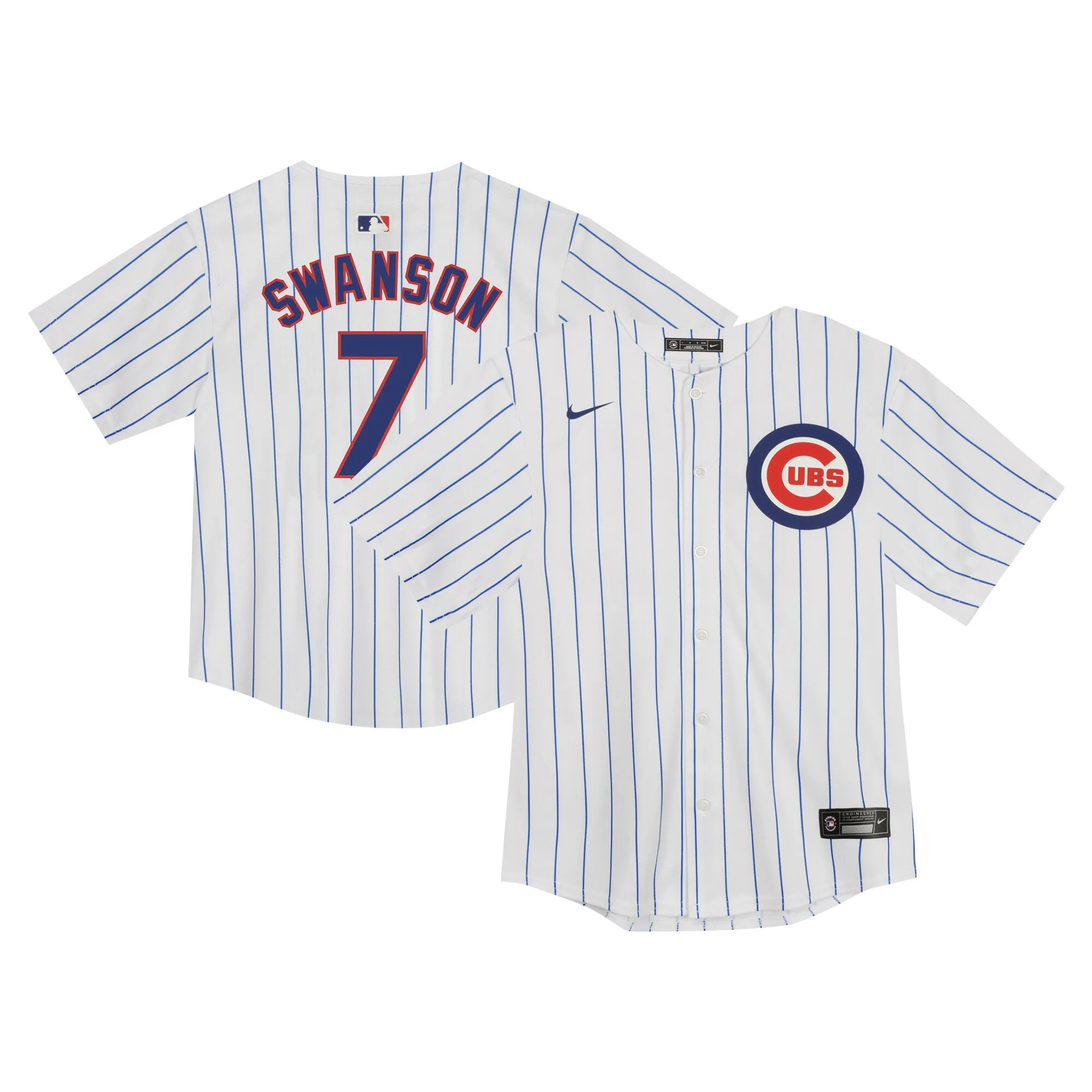 Dansby Swanson Chicago Cubs Nike Toddler Game Jersey - White