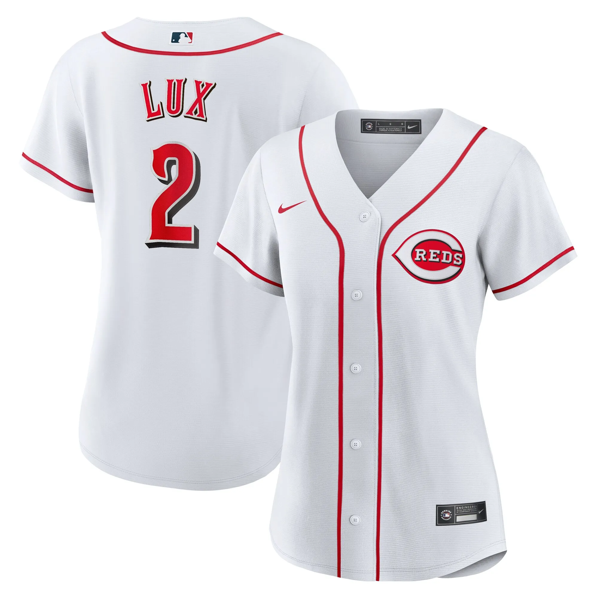 Gavin Lux Cincinnati Reds Nike Women's Home Replica Jersey - White