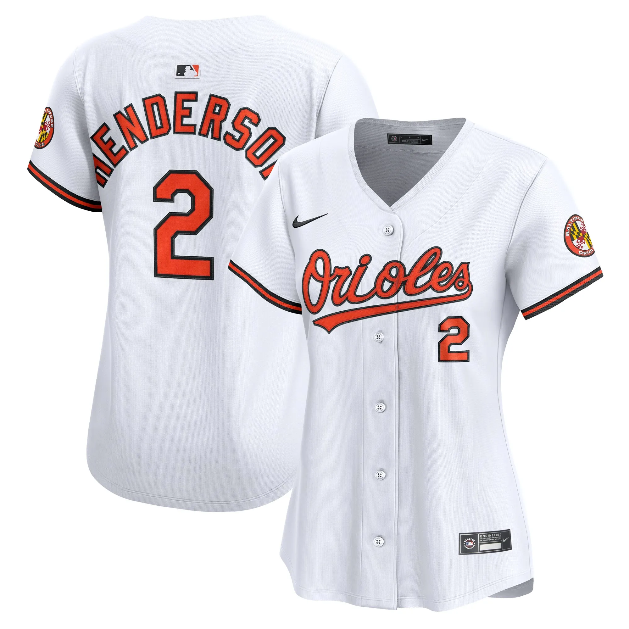 Gunnar Henderson Baltimore Orioles Nike Women's Home Limited Player Jersey – White