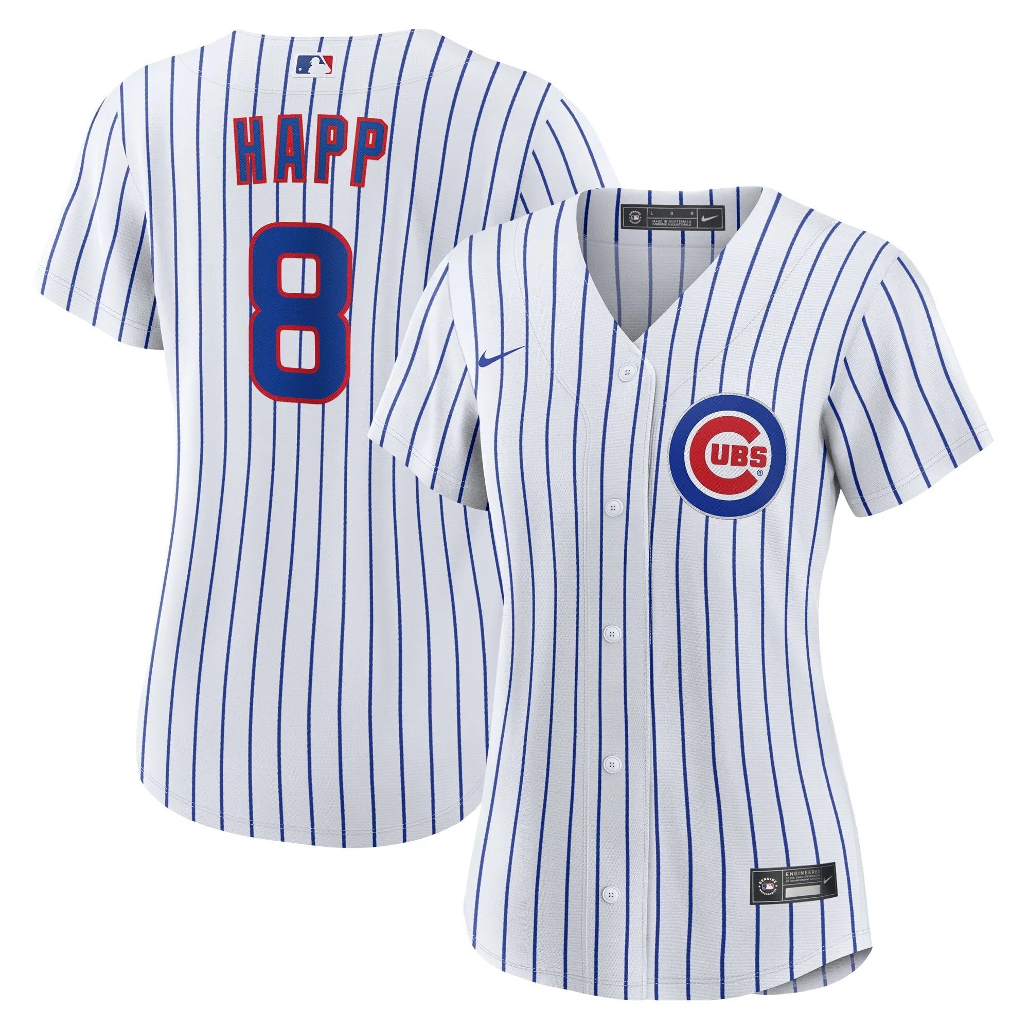 Ian Happ Chicago Cubs Nike Women's Home Replica Jersey - White