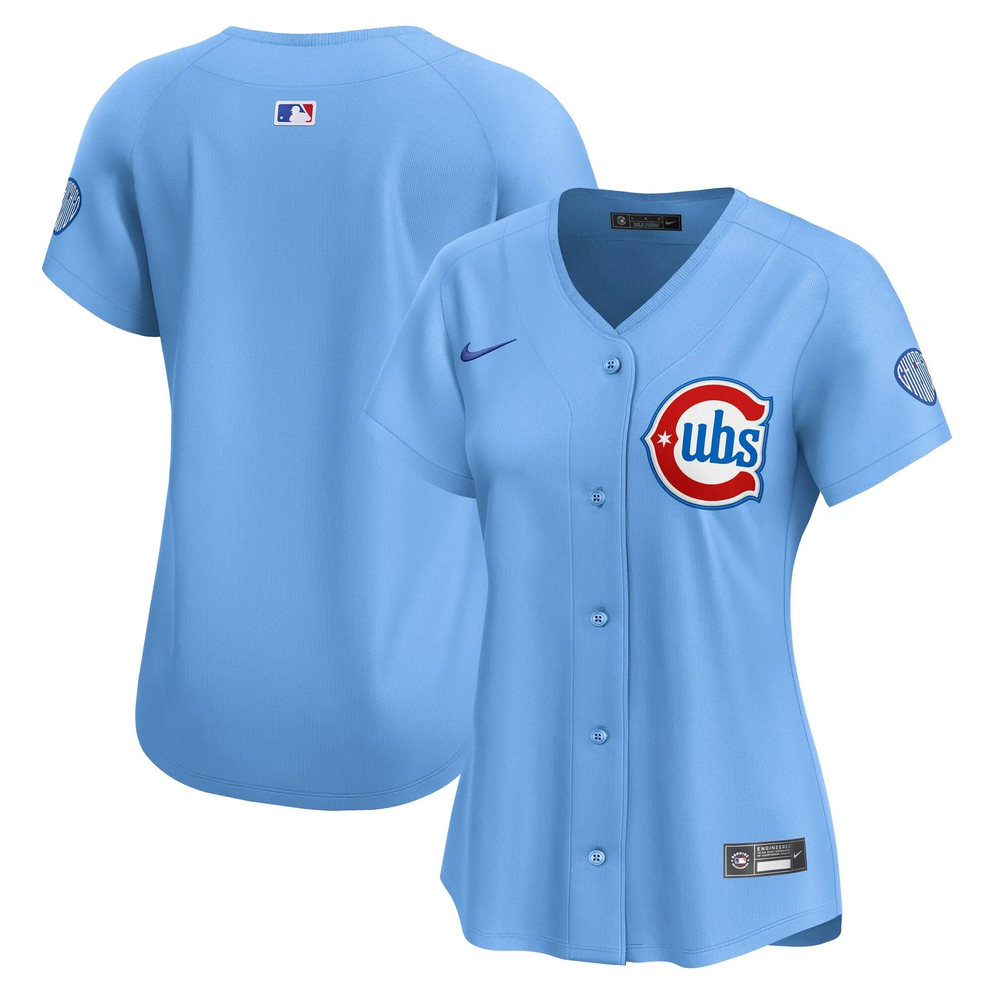 Chicago Cubs Nike Women's Alternate Limited Jersey - Light Blue