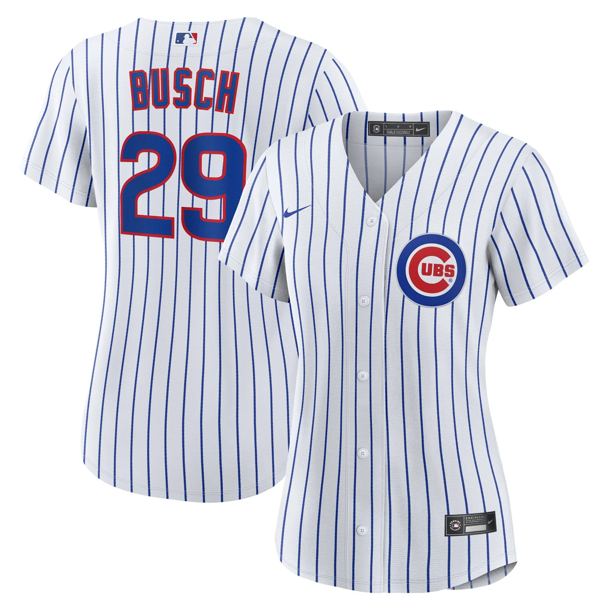Michael Busch Chicago Cubs Nike Women's Home Replica Jersey - White