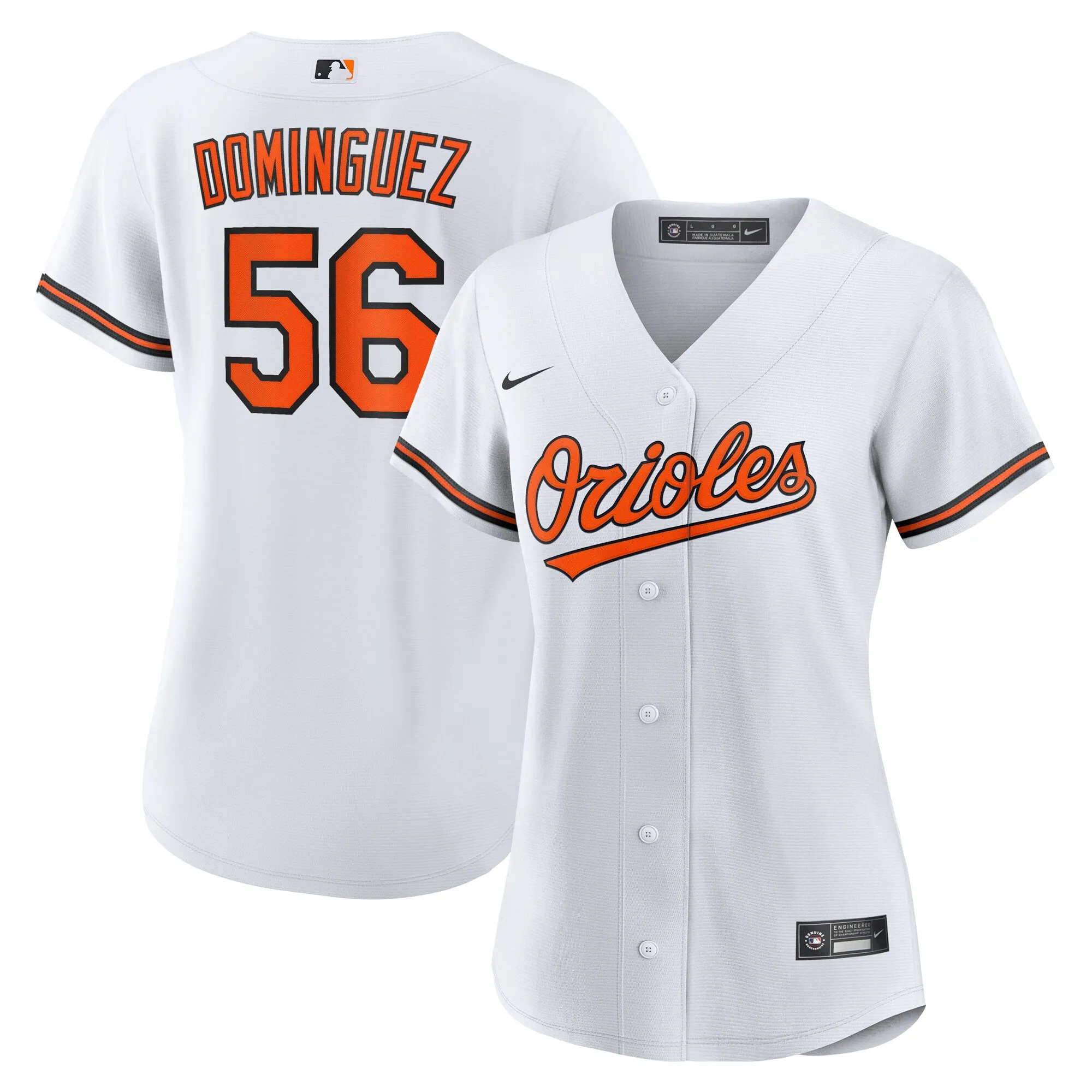 Seranthony Dominguez Baltimore Orioles Nike Women's Home Replica Jersey - White