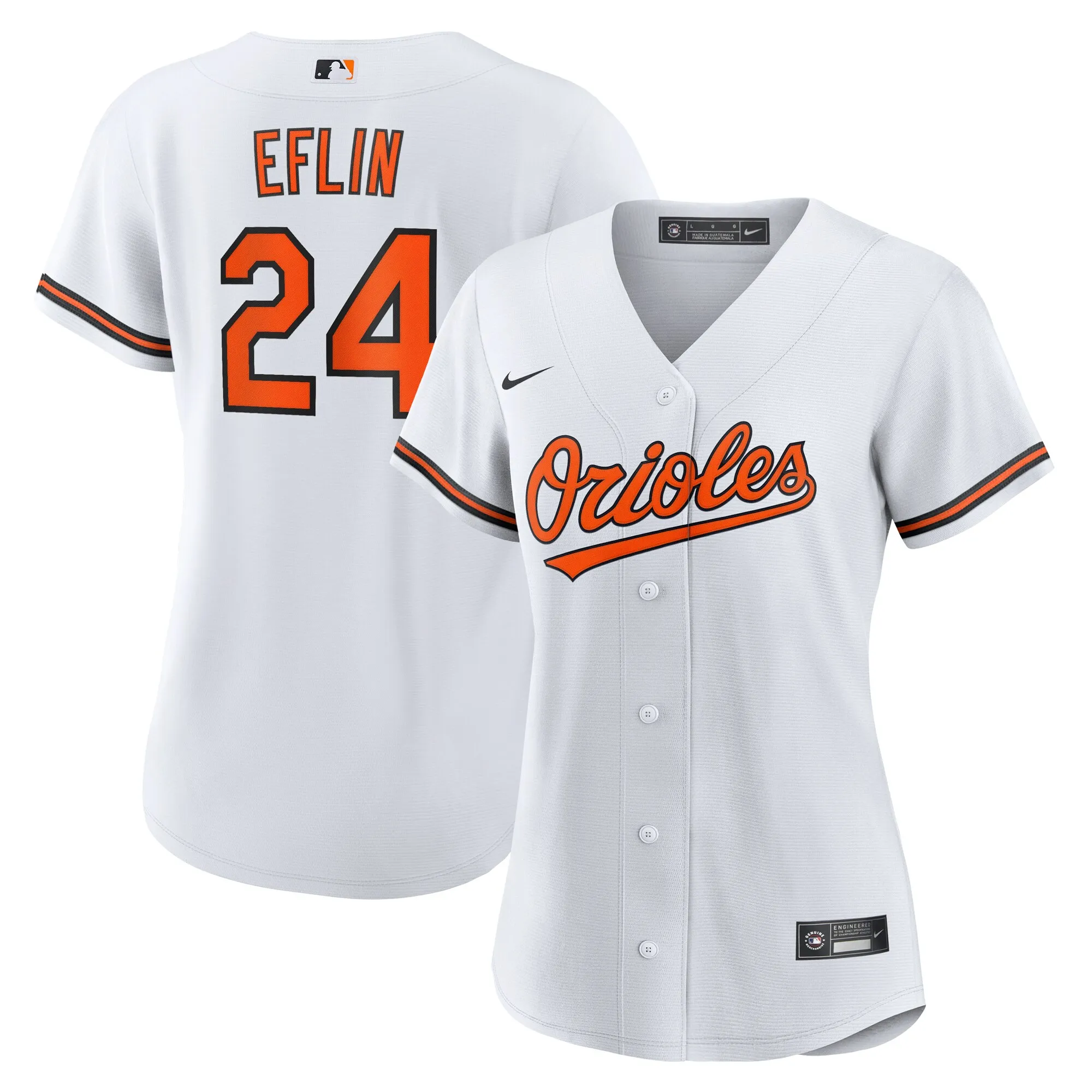 Zach Eflin Baltimore Orioles Nike Women's Home Replica Jersey - White