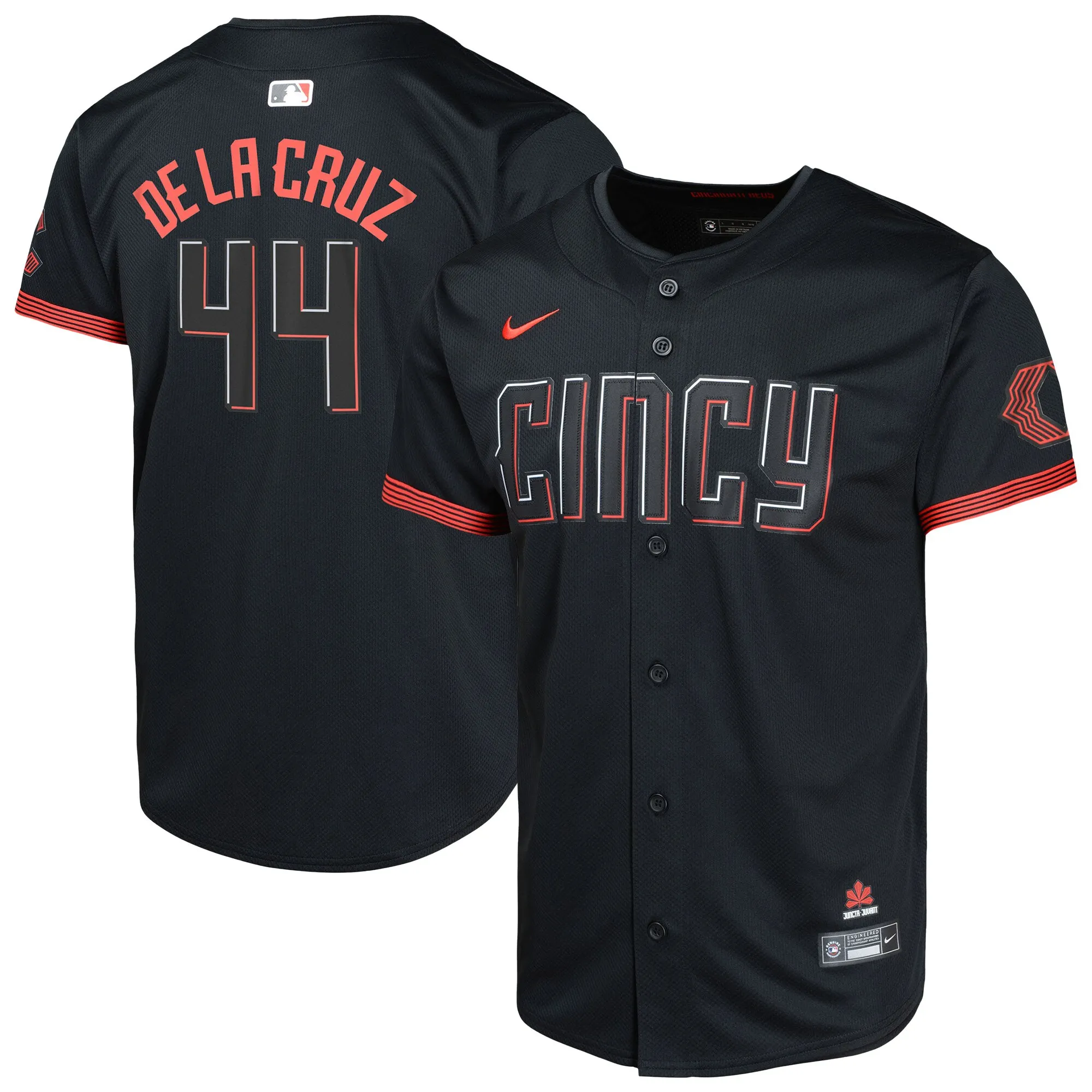 Cincinnati Reds Nike Youth City Connect Limited Jersey - Black
