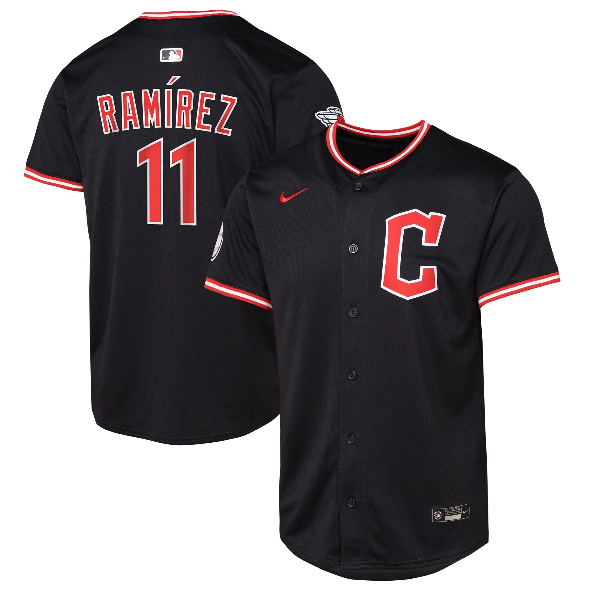 Jose Ramirez Cleveland Guardians Nike Youth Alternate Limited Player Jersey - Navy