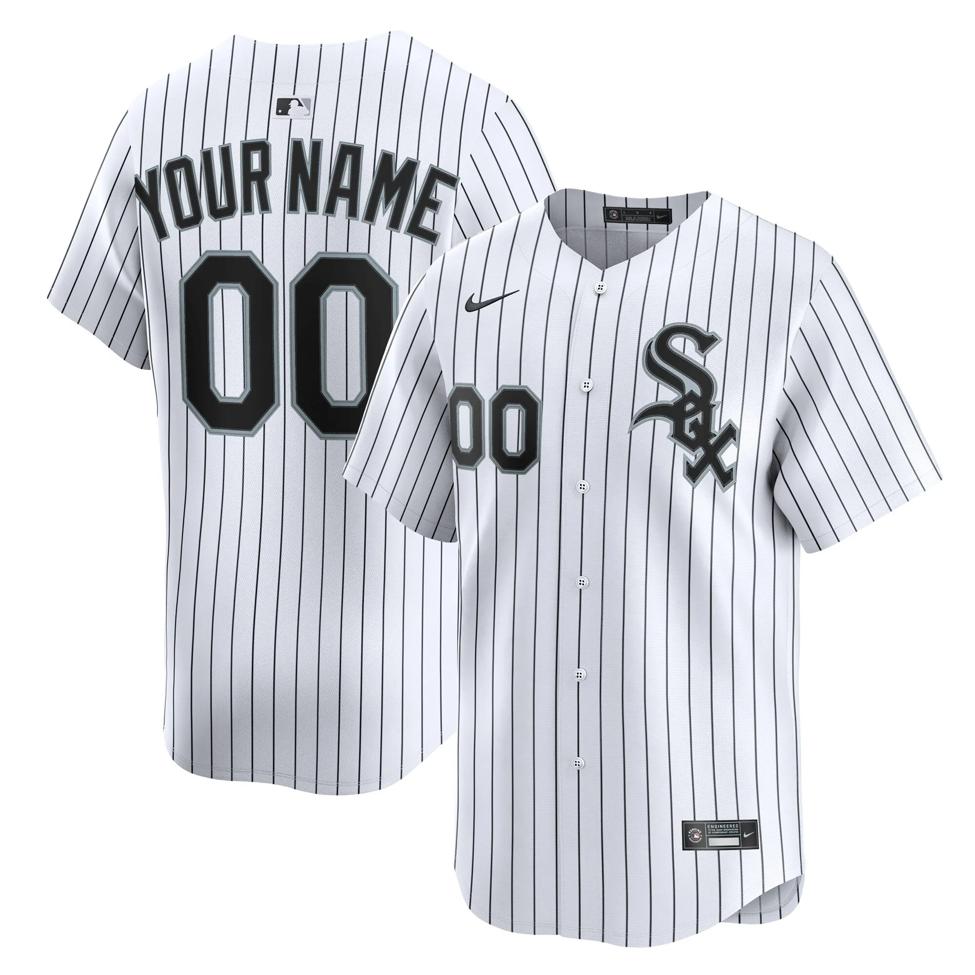 Chicago White Sox Nike Youth Home Custom Limited Jersey - White