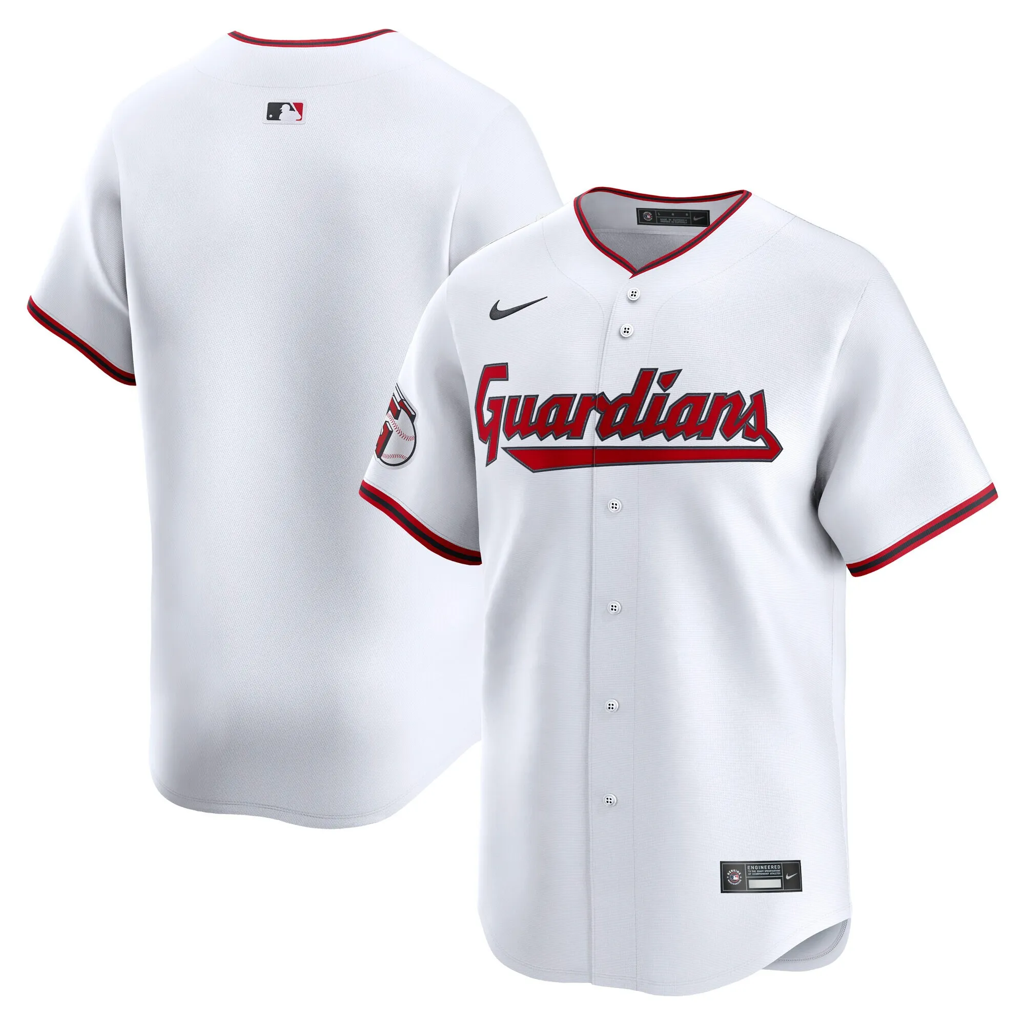 Cleveland Guardians Nike Youth Home Limited Jersey - White