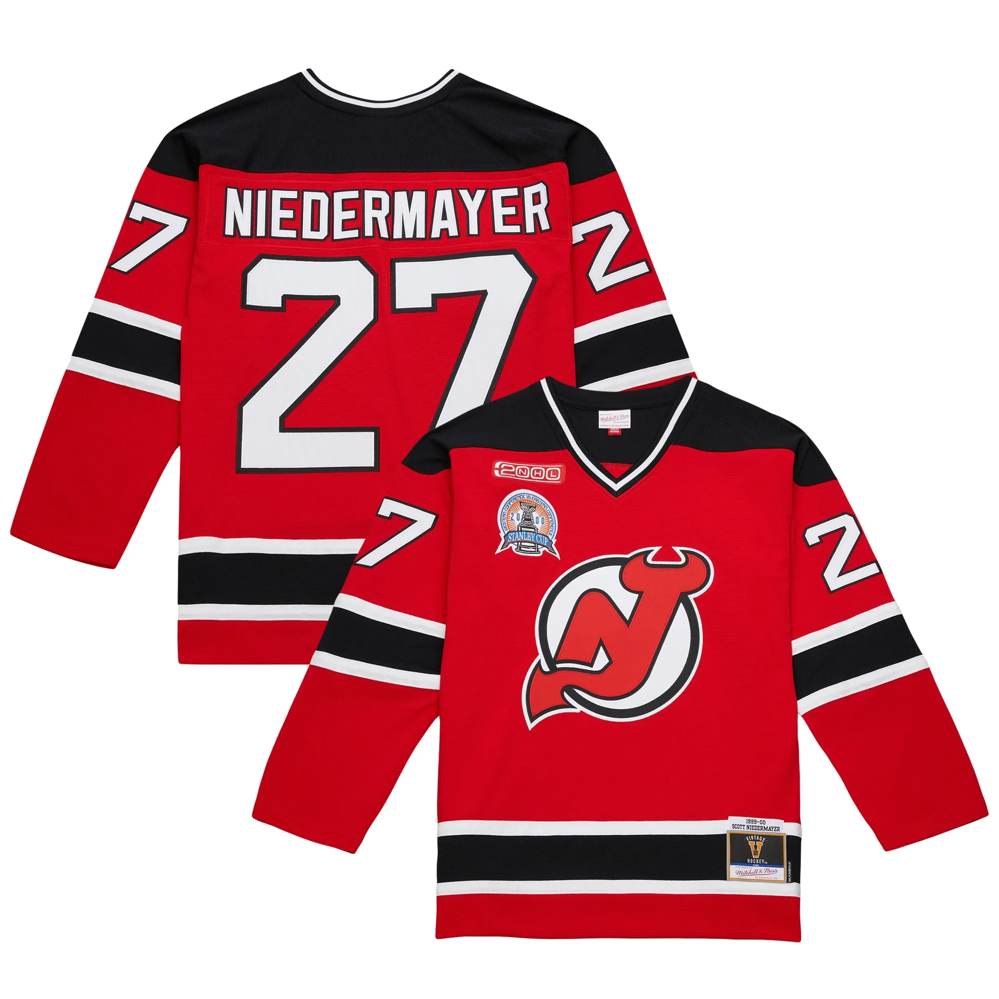 Scott Niedermayer New Jersey Devils Mitchell & Ness Big & Tall 1999-00 Blue Line 2.0 Jersey - Red