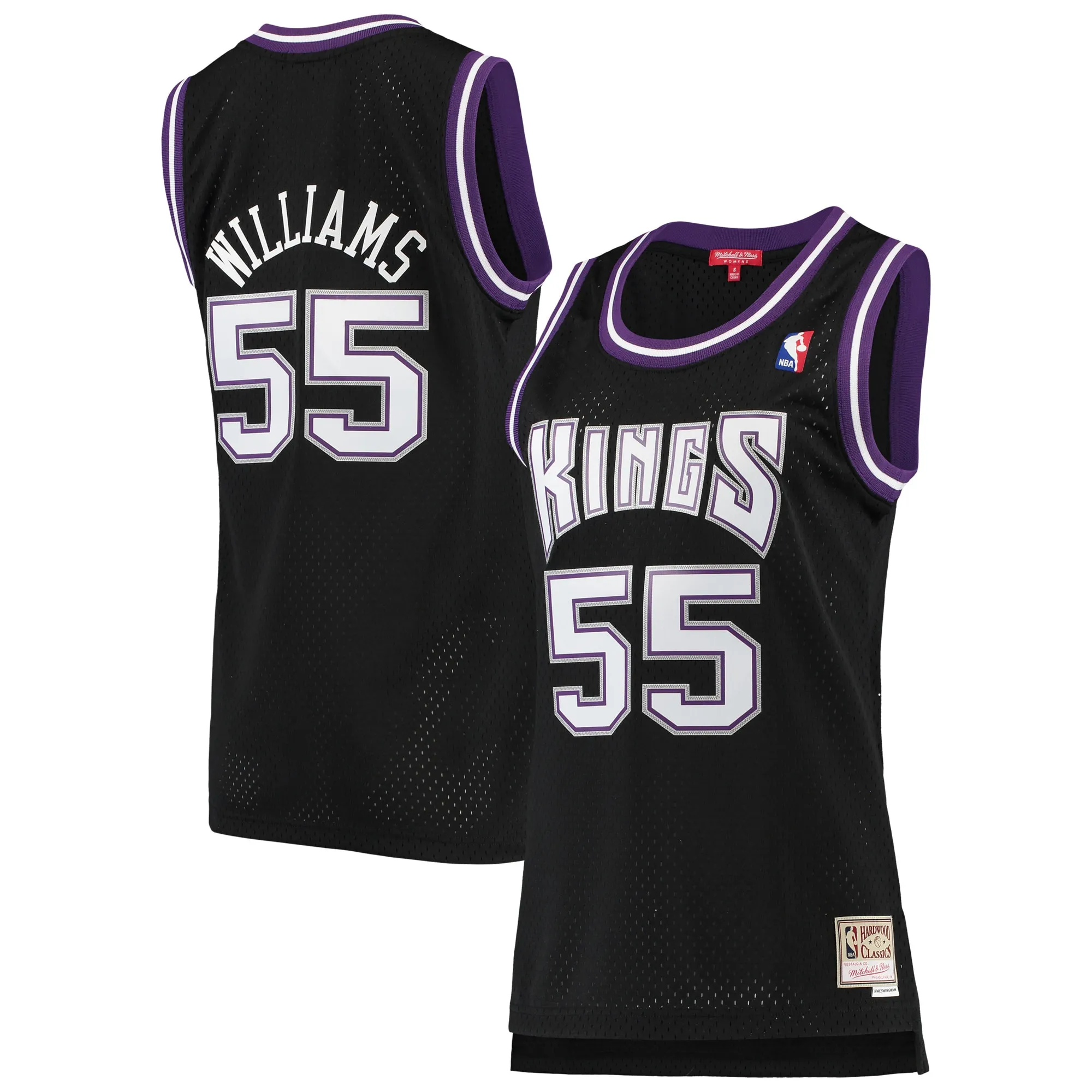 Jason Williams Sacramento Kings Mitchell & Ness Women's 2000-01 Hardwood Classics Swingman Jersey - Black