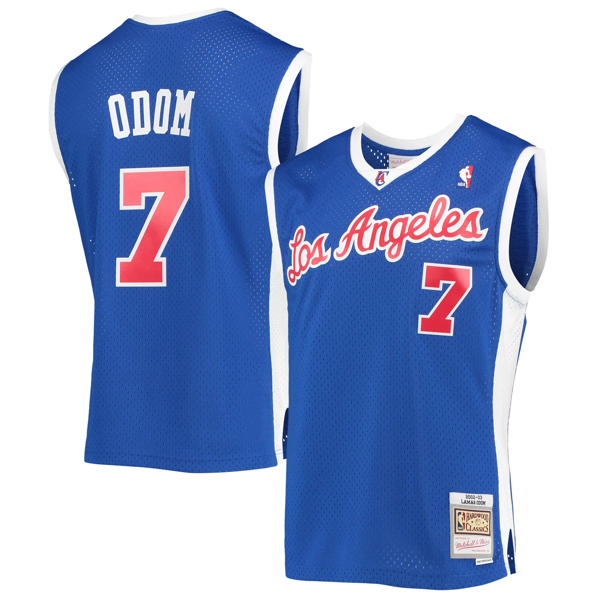 Lamar Odom LA Clippers Mitchell & Ness 2002-03 Hardwood Classics Swingman Jersey - Royal