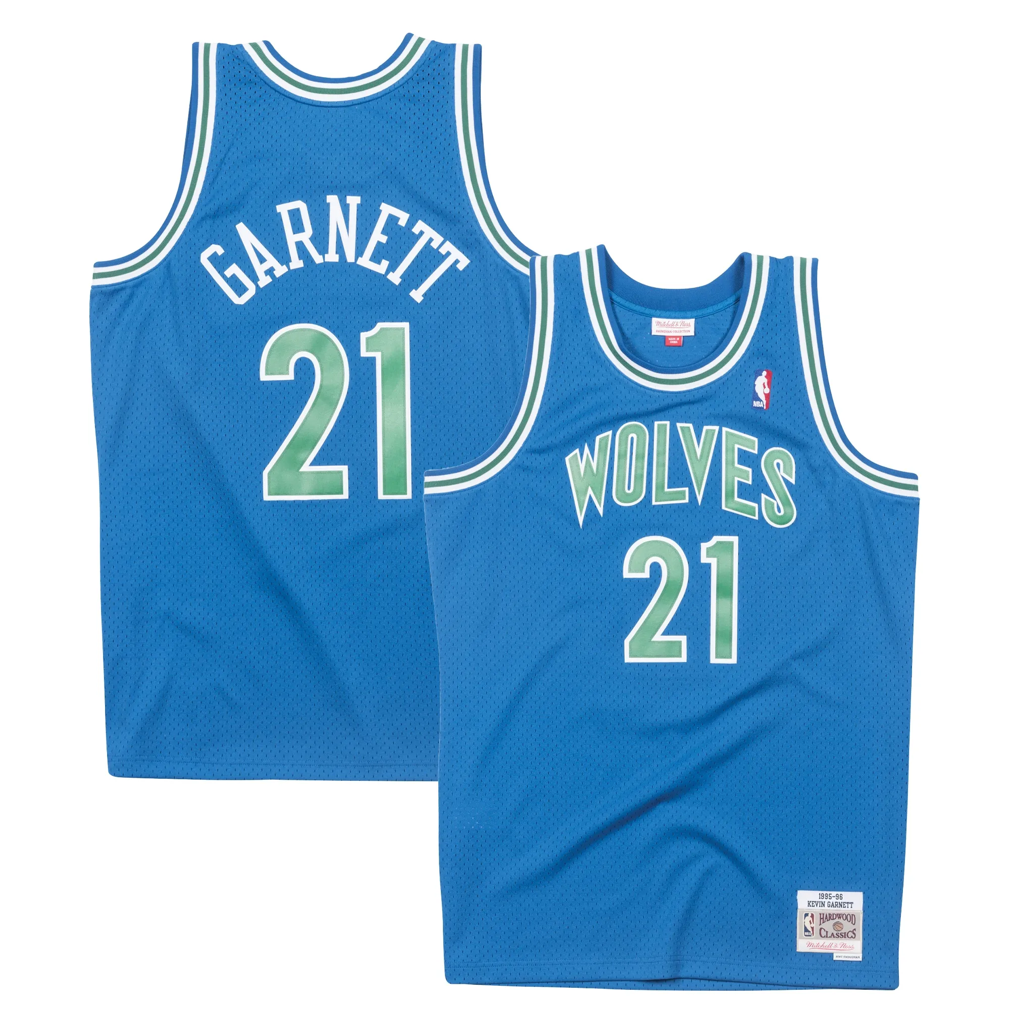 Kevin Garnett Minnesota Timberwolves Mitchell & Ness Big & Tall Hardwood Classics 2003-04 Swingman Jersey - Blue