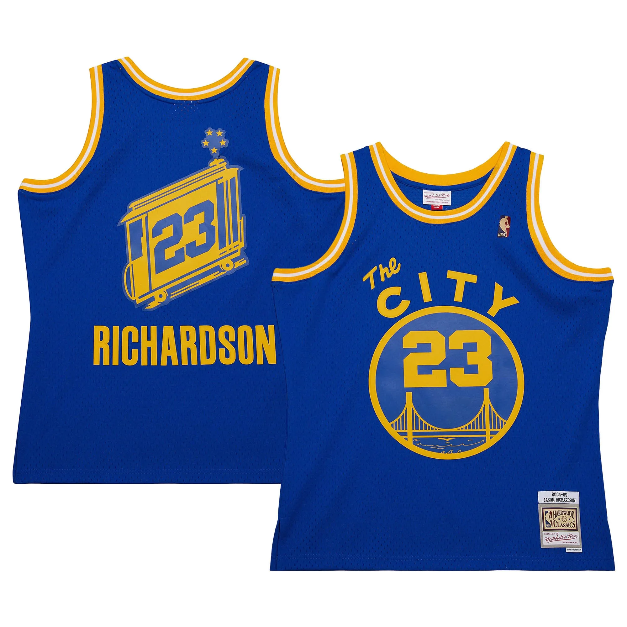 Jason Richardson Golden State Warriors Mitchell & Ness 2004-05 Hardwood Classics Swingman Jersey - Royal