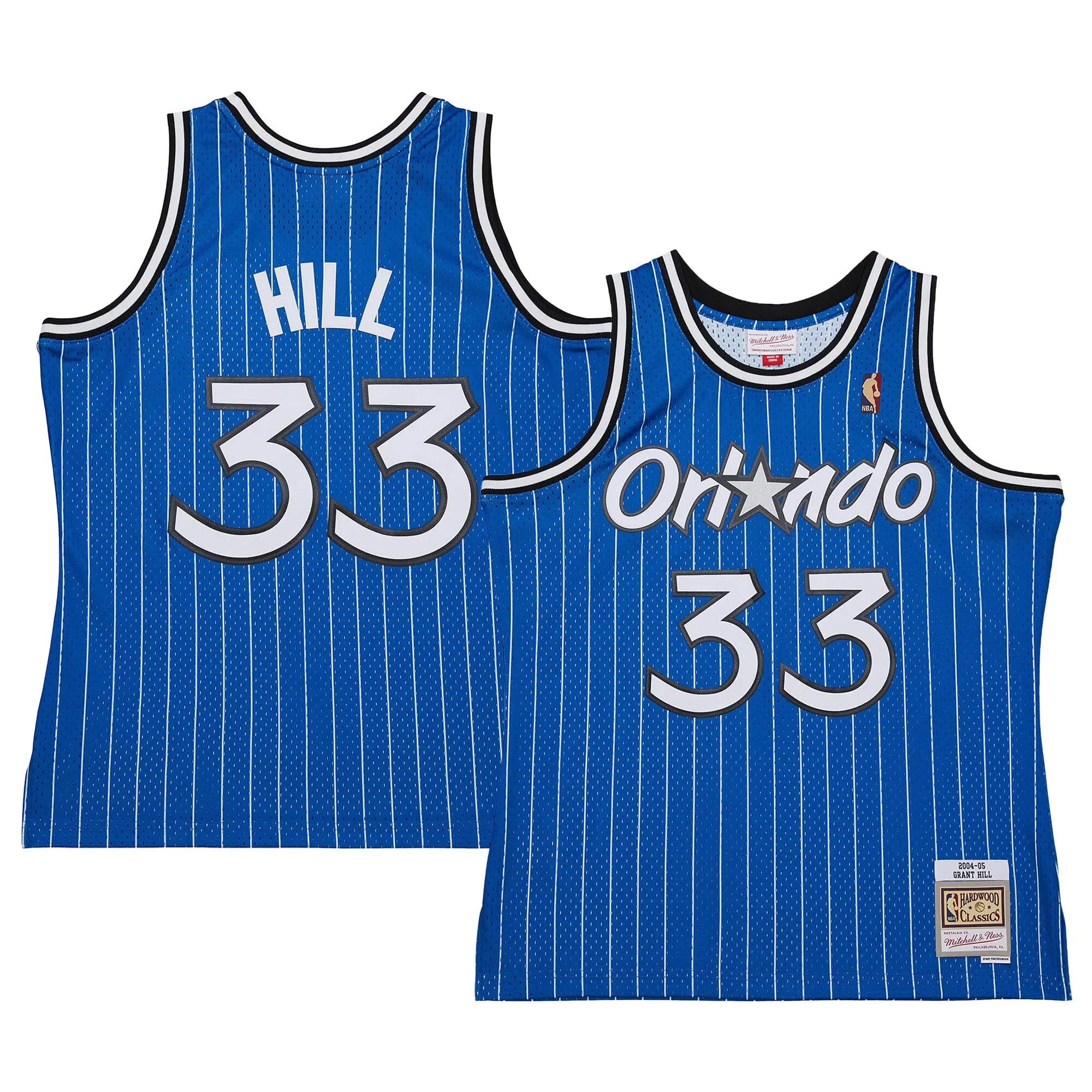 Grant Hill Orlando Magic Mitchell & Ness 2004-05 Hardwood Classics Swingman Jersey - Blue