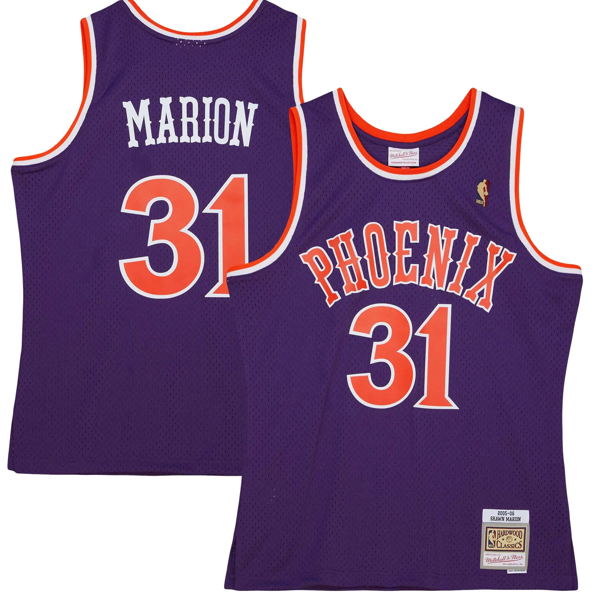 Shawn Marion Phoenix Suns Mitchell & Ness 2005-06 Hardwood Classics Swingman Jersey - Purple
