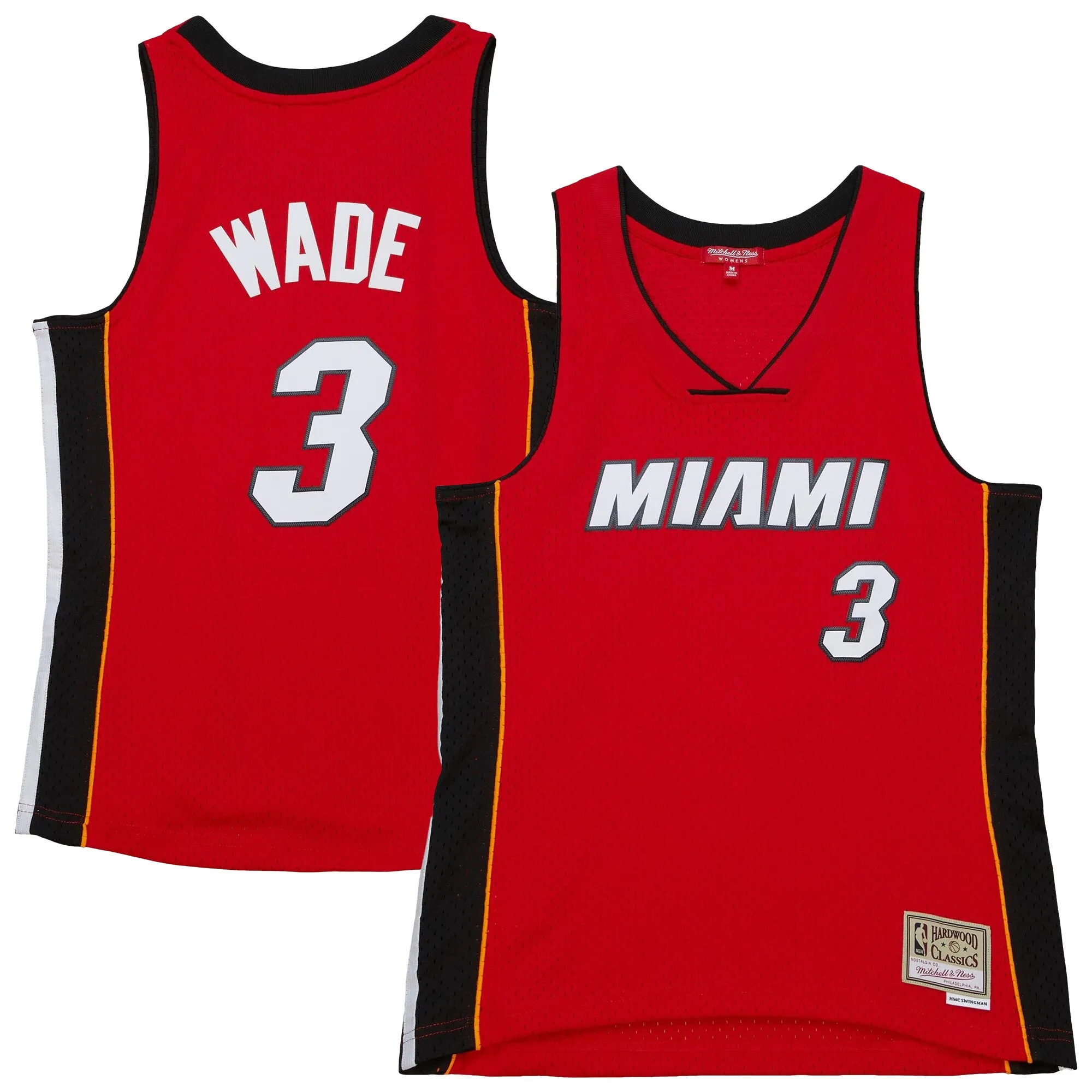 Dwyane Wade Miami Heat Women's 2005-06 Hardwood Classics Swingman Jersey - Red