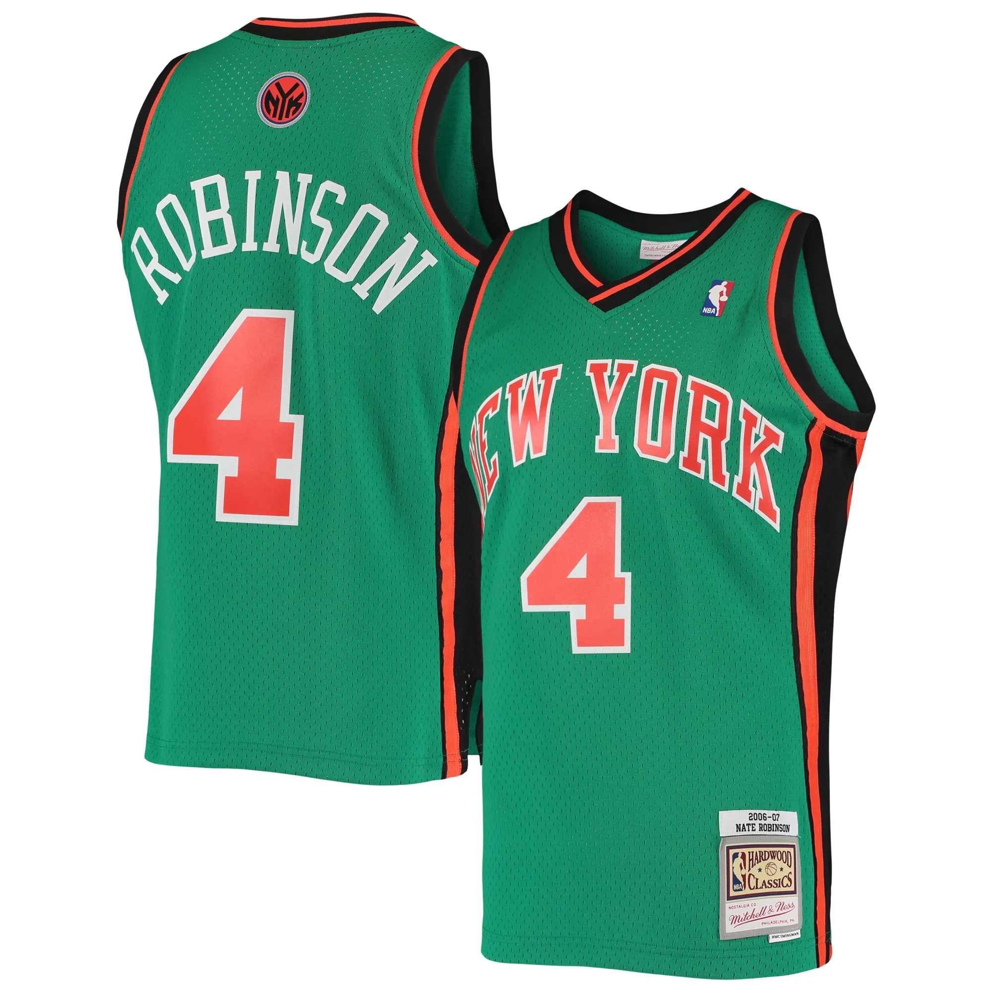 Nate Robinson New York Knicks Mitchell & Ness 2006-07 Hardwood Classics Swingman Jersey - Green