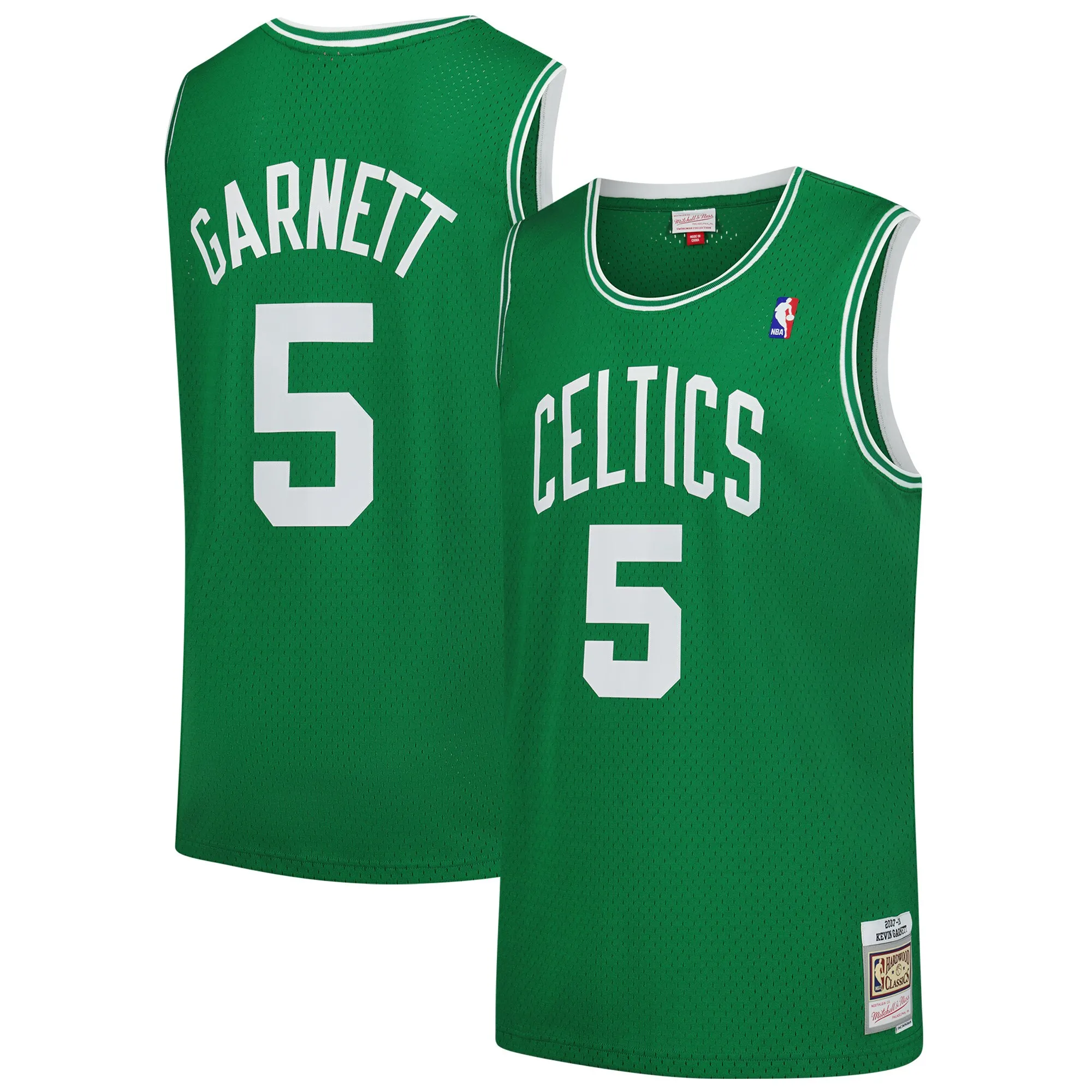 Kevin Garnett Boston Celtics Mitchell & Ness 2007-08 Hardwood Classics Swingman Jersey - Kelly Green