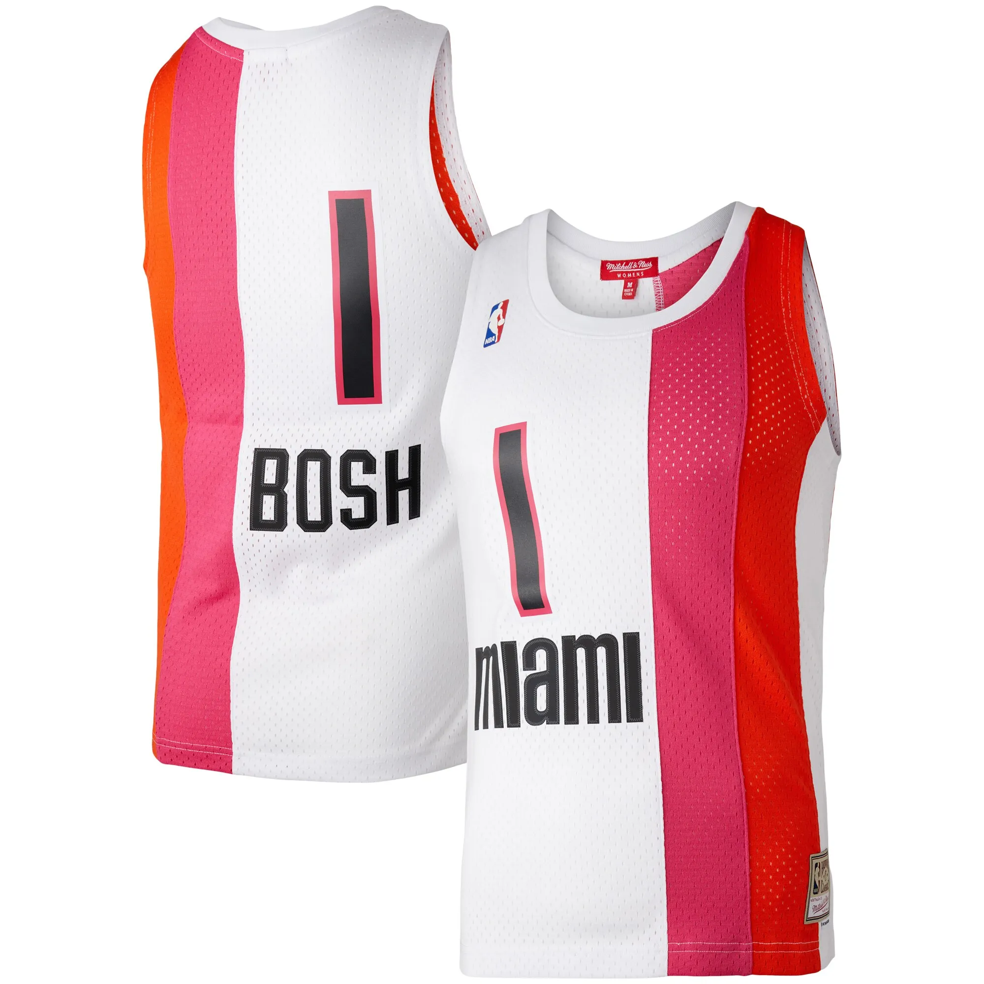 Chris Bosh Miami Heat Mitchell & Ness Women's Hardwood Classics 2011-12 Swingman Jersey - White
