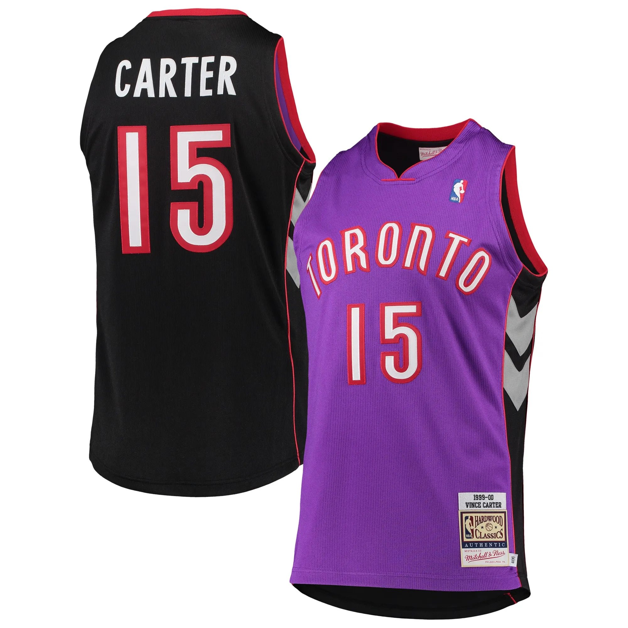 Vince Carter Toronto Raptors Mitchell & Ness 1999-2000 Hardwood Classics Authentic Jersey - Purple