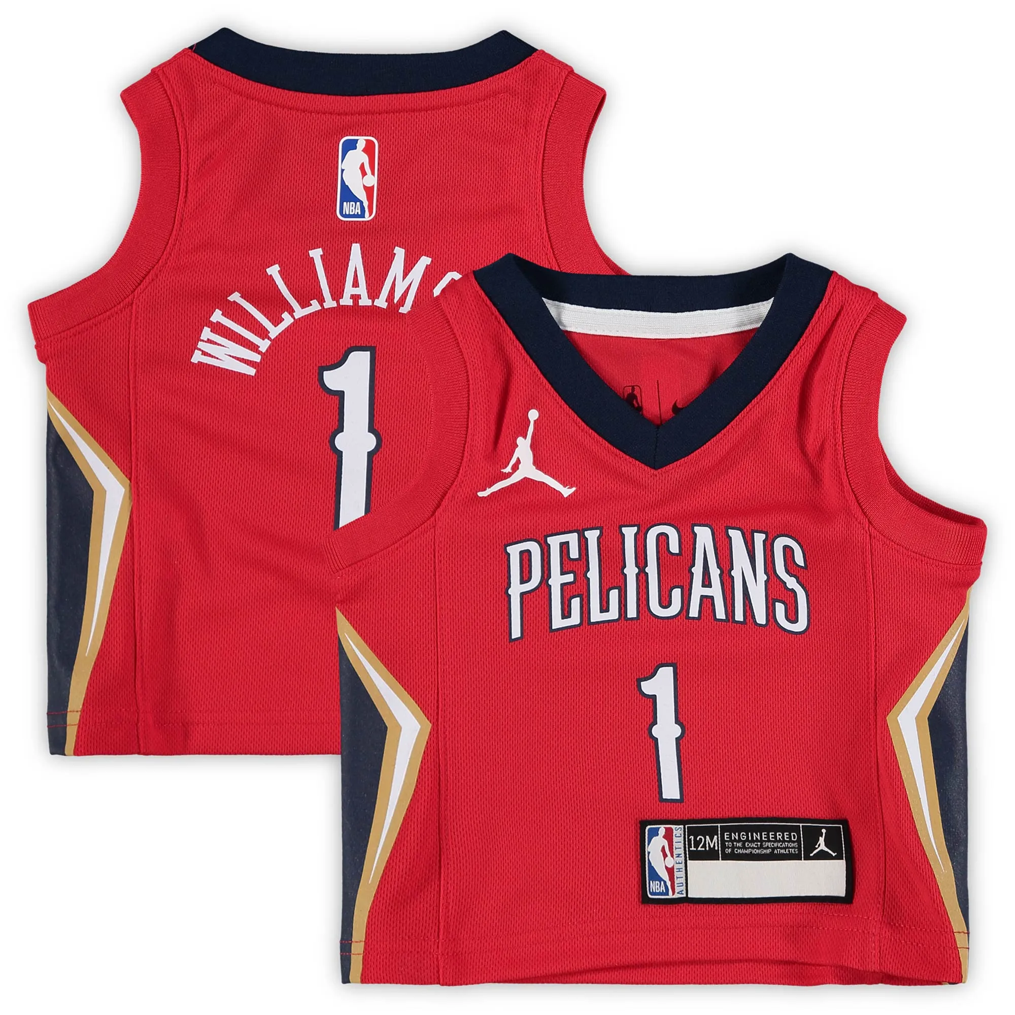 Zion Williamson New Orleans Pelicans Jordan Brand Infant 2020-21 Jersey - Statement Edition - Red