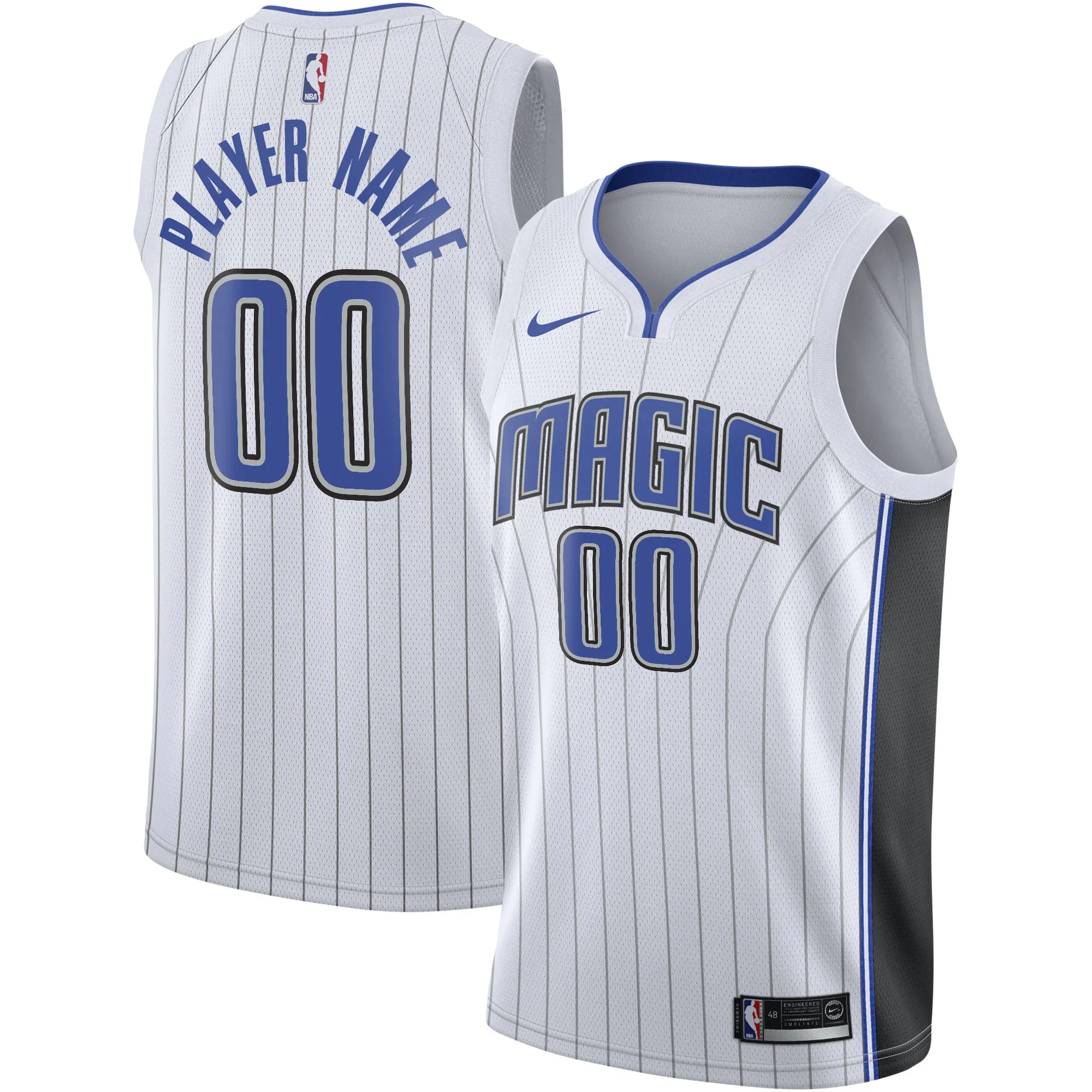 Orlando Magic Nike 2020-21 Swingman Custom Jersey - Association Edition - White