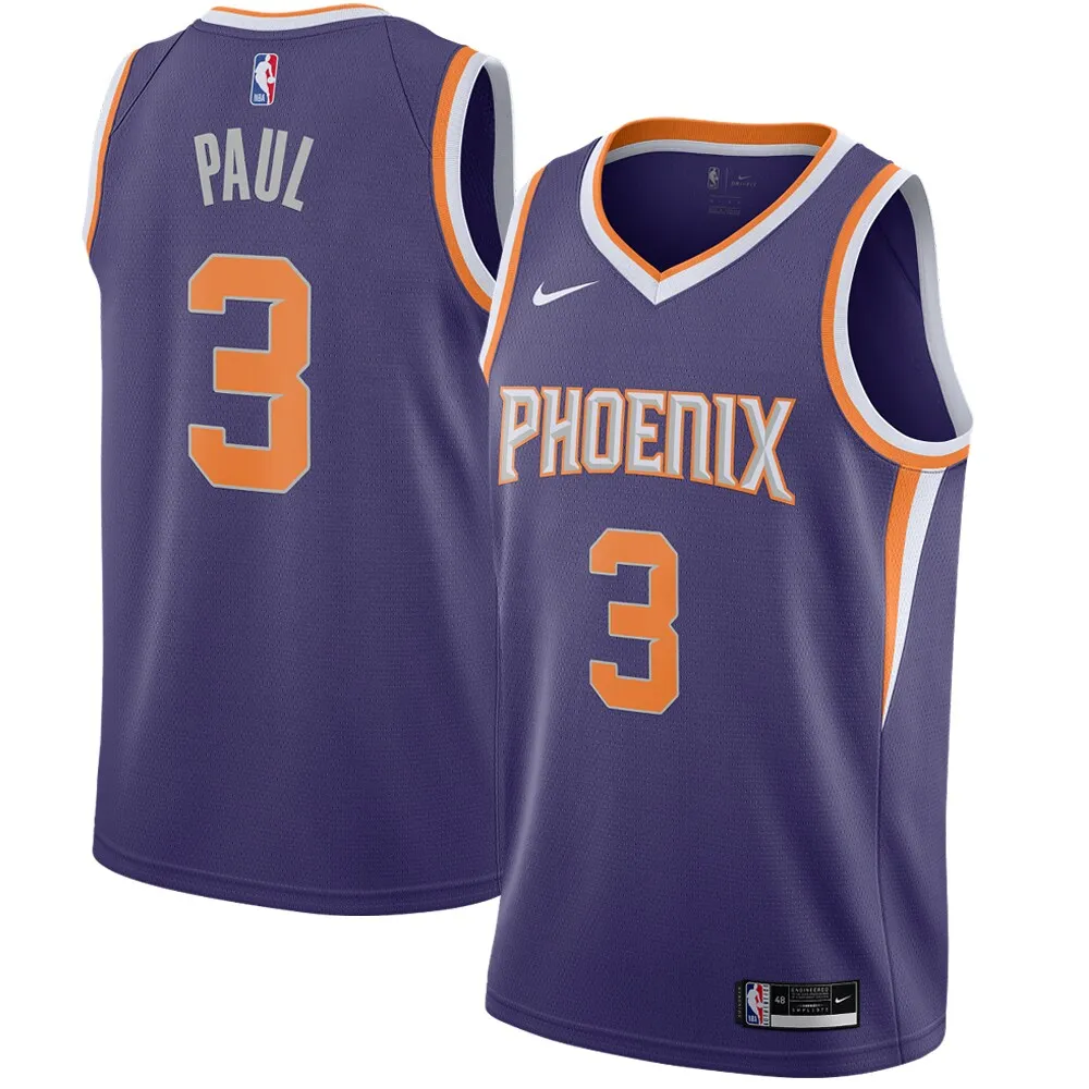 Chris Paul Phoenix Suns Nike 2020-21 Swingman Jersey Purple - Icon Edition