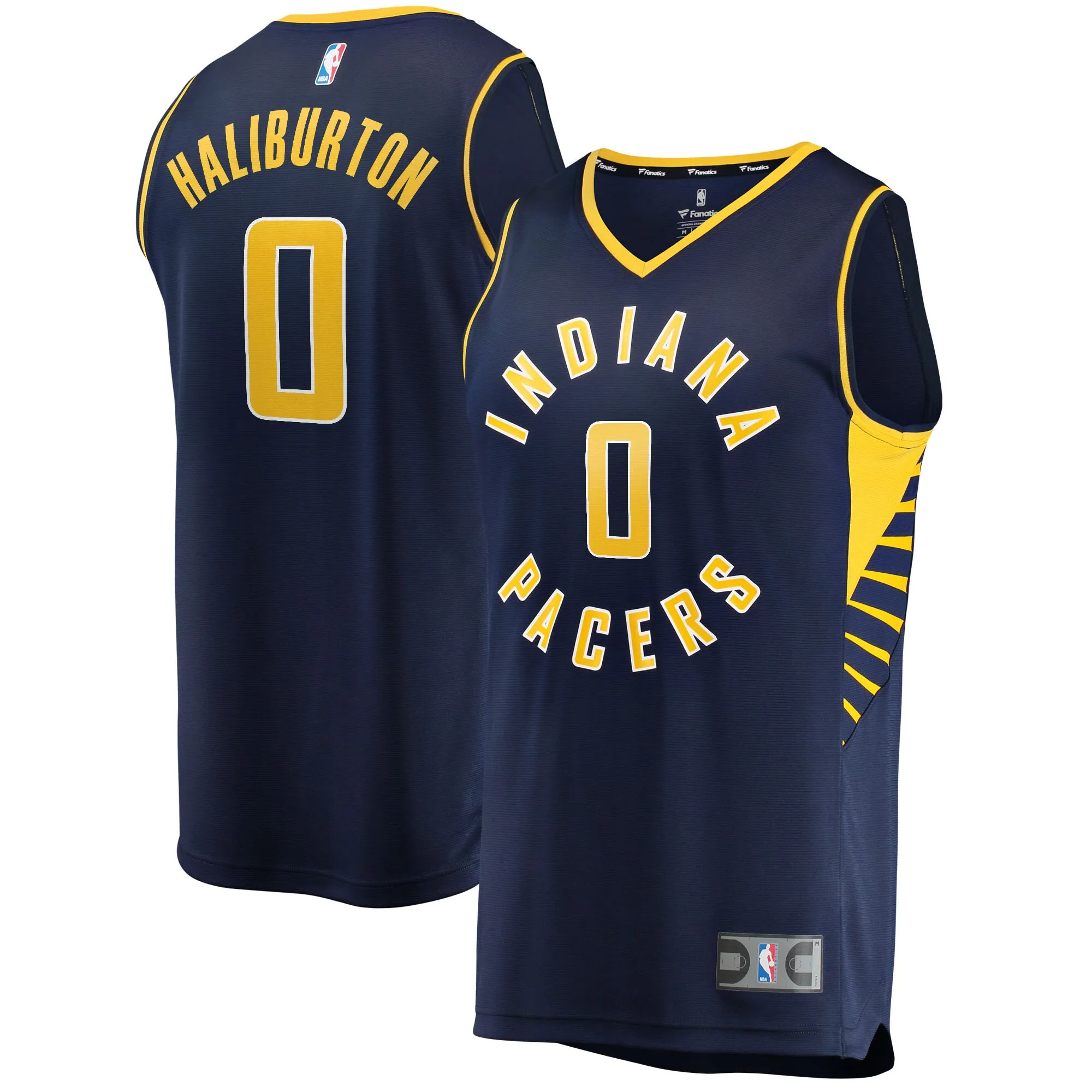 Tyrese Haliburton Indiana Pacers Fanatics Youth 2021-22 Fast Break Replica Jersey - Icon Edition - Navy