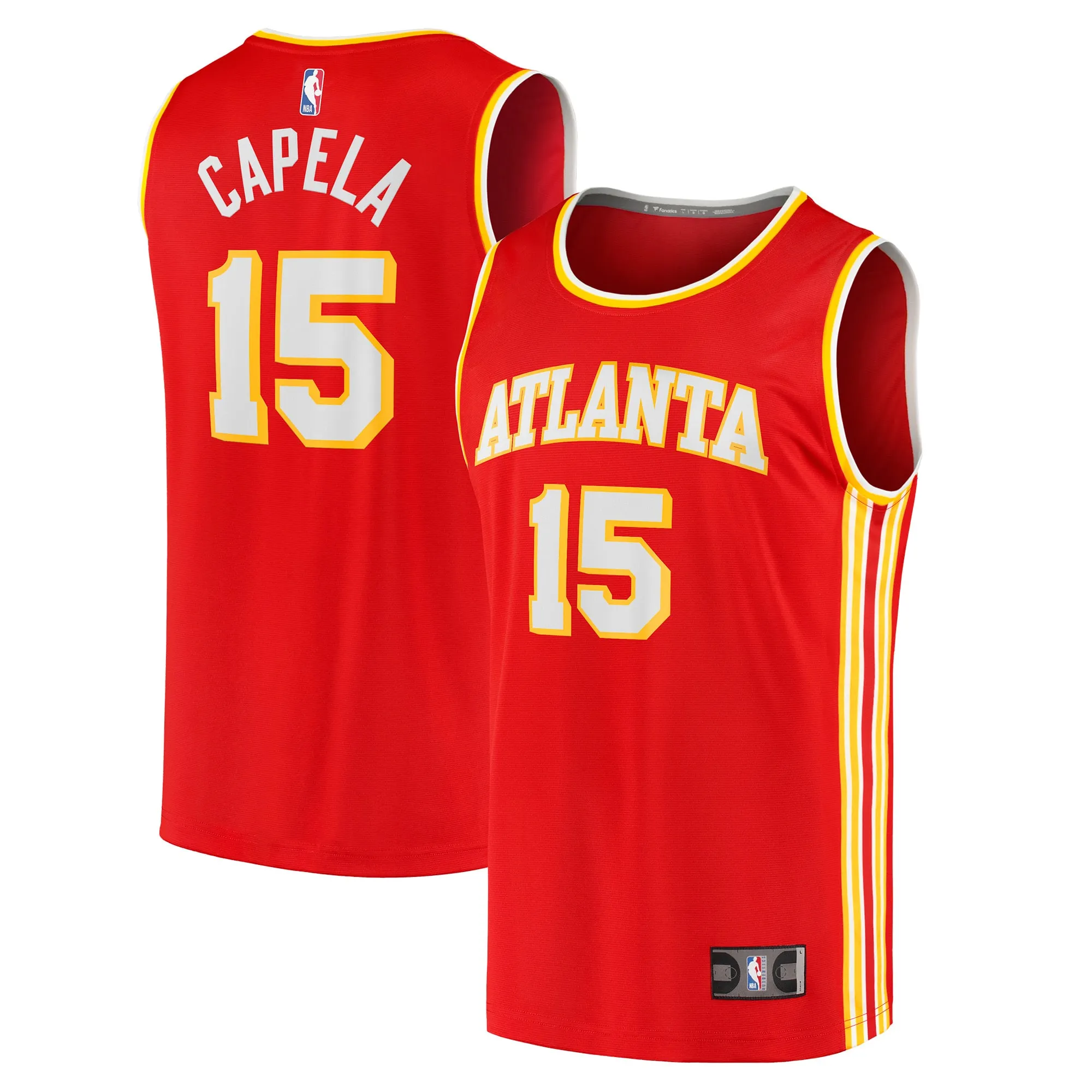 Clint Capela Atlanta Hawks Fanatics 2021-22 Fast Break Replica Jersey - Icon Edition - Red