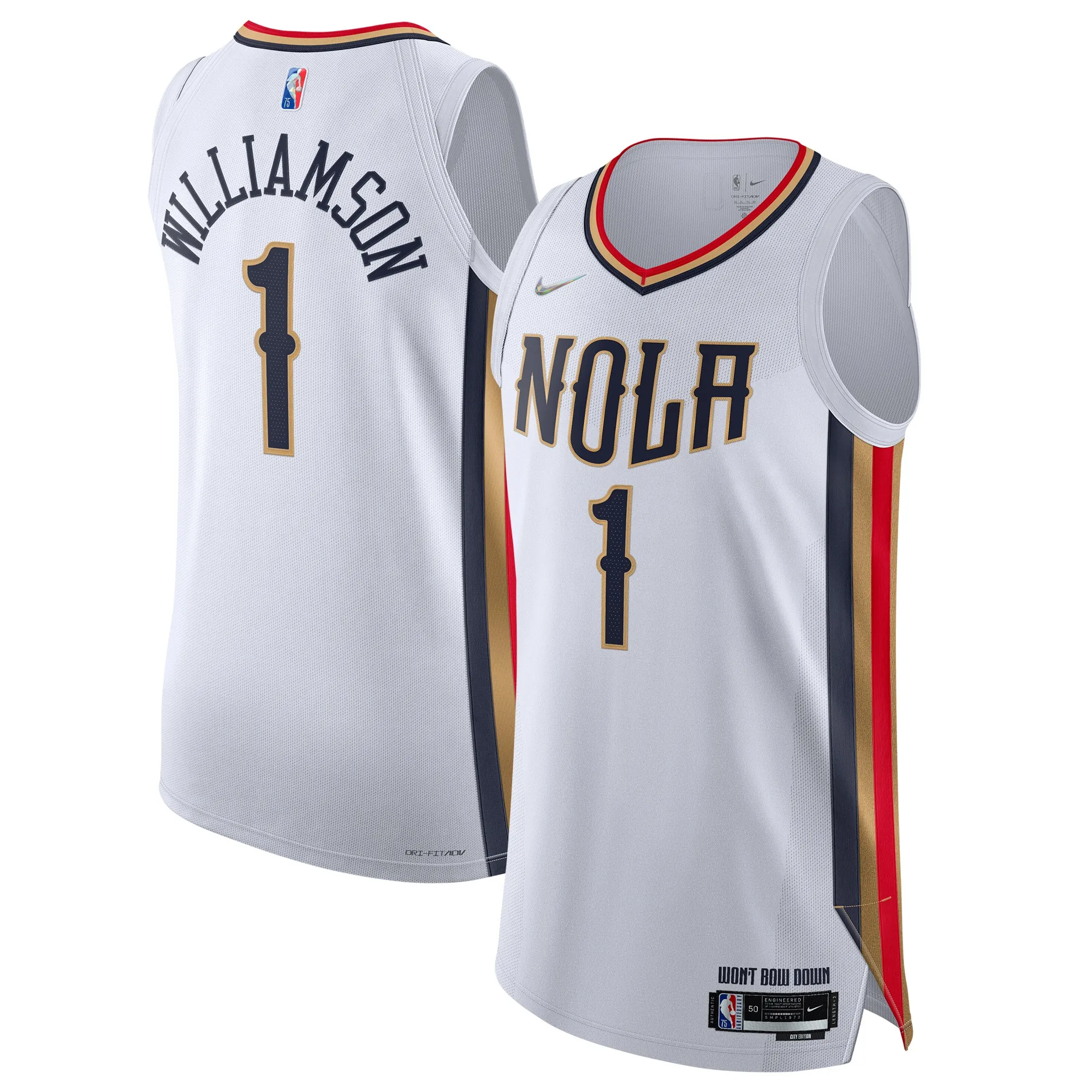 Zion Williamson New Orleans Pelicans Nike 2021-22 Swingman Jersey - City Edition - White