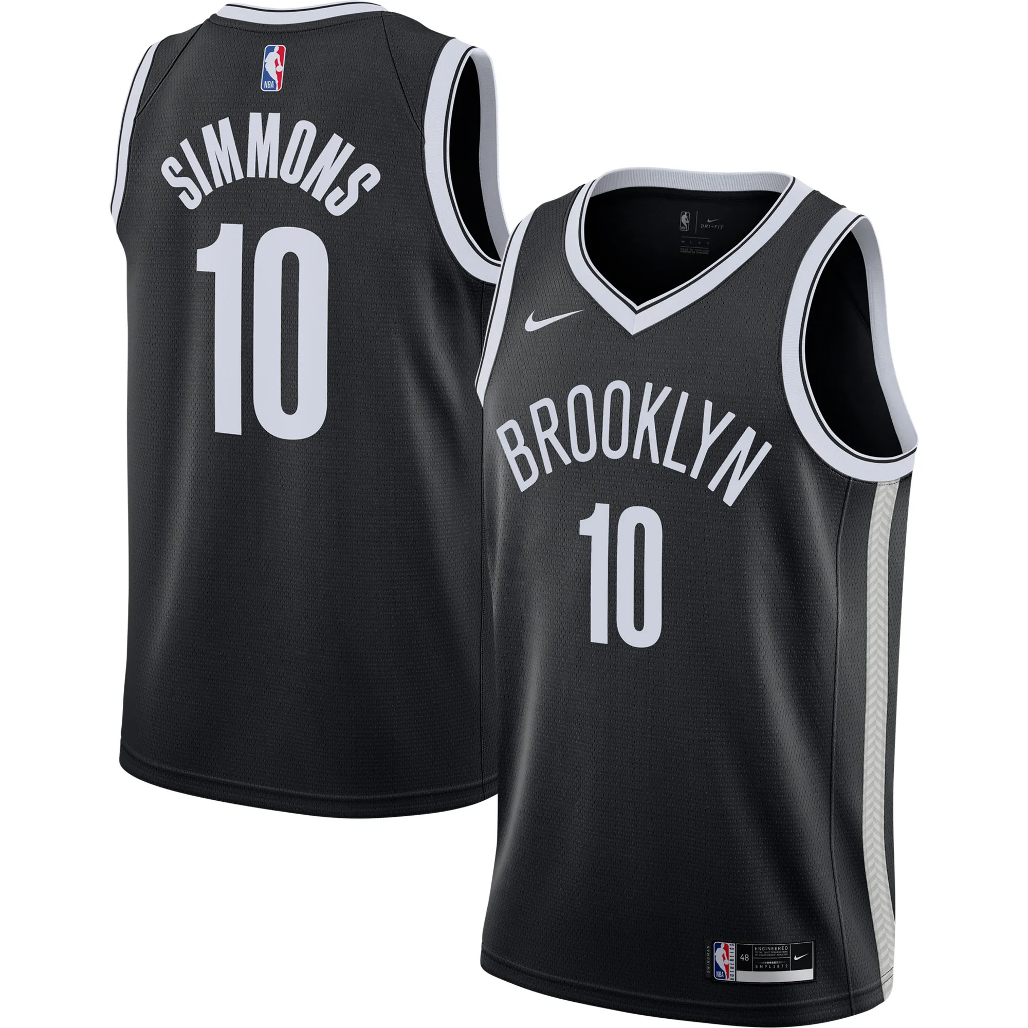 Ben Simmons Brooklyn Nets Nike 2021-22 Swingman Jersey - Icon Edition - Black