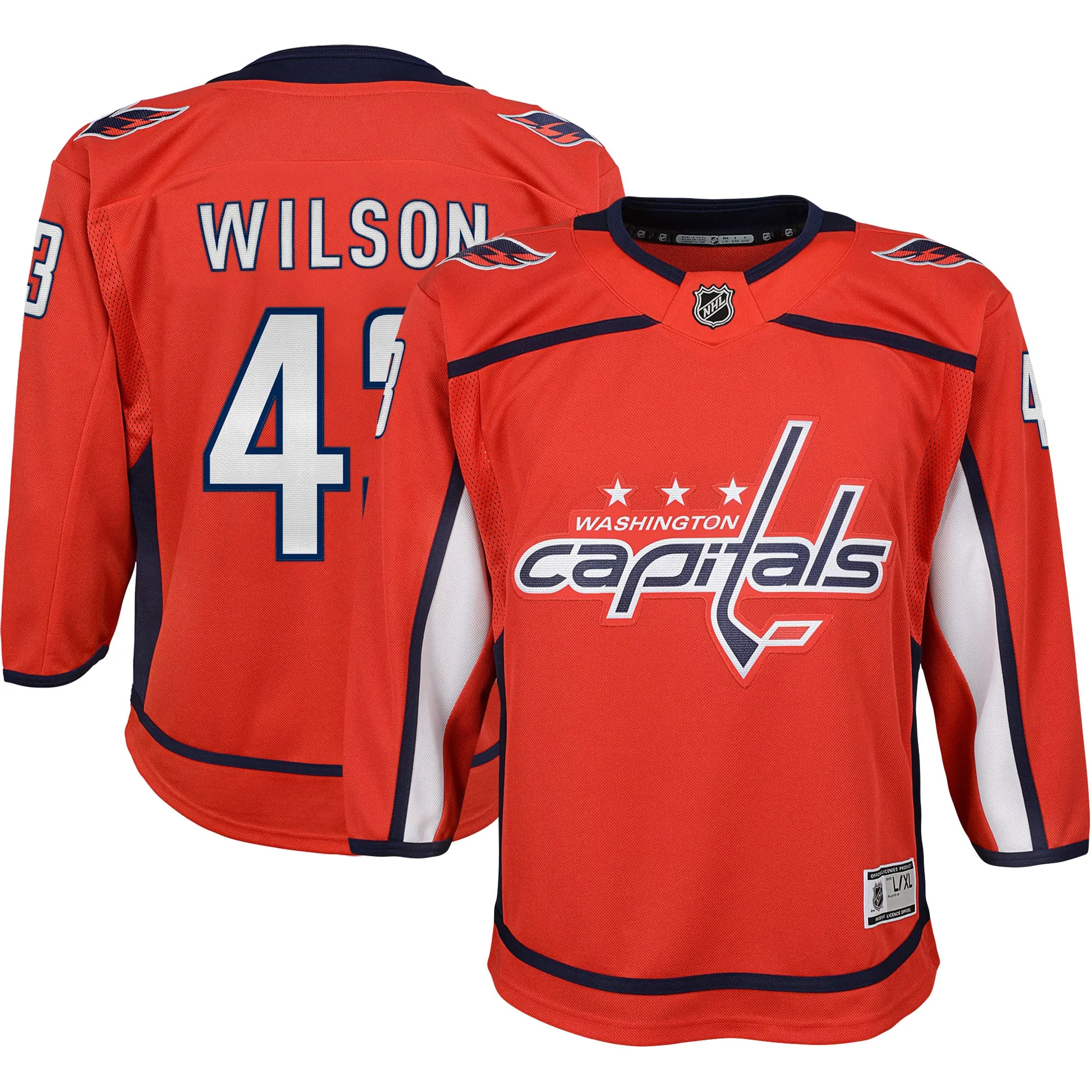 Tom Wilson Washington Capitals Youth 2022-23 Premier Player Jersey - Red