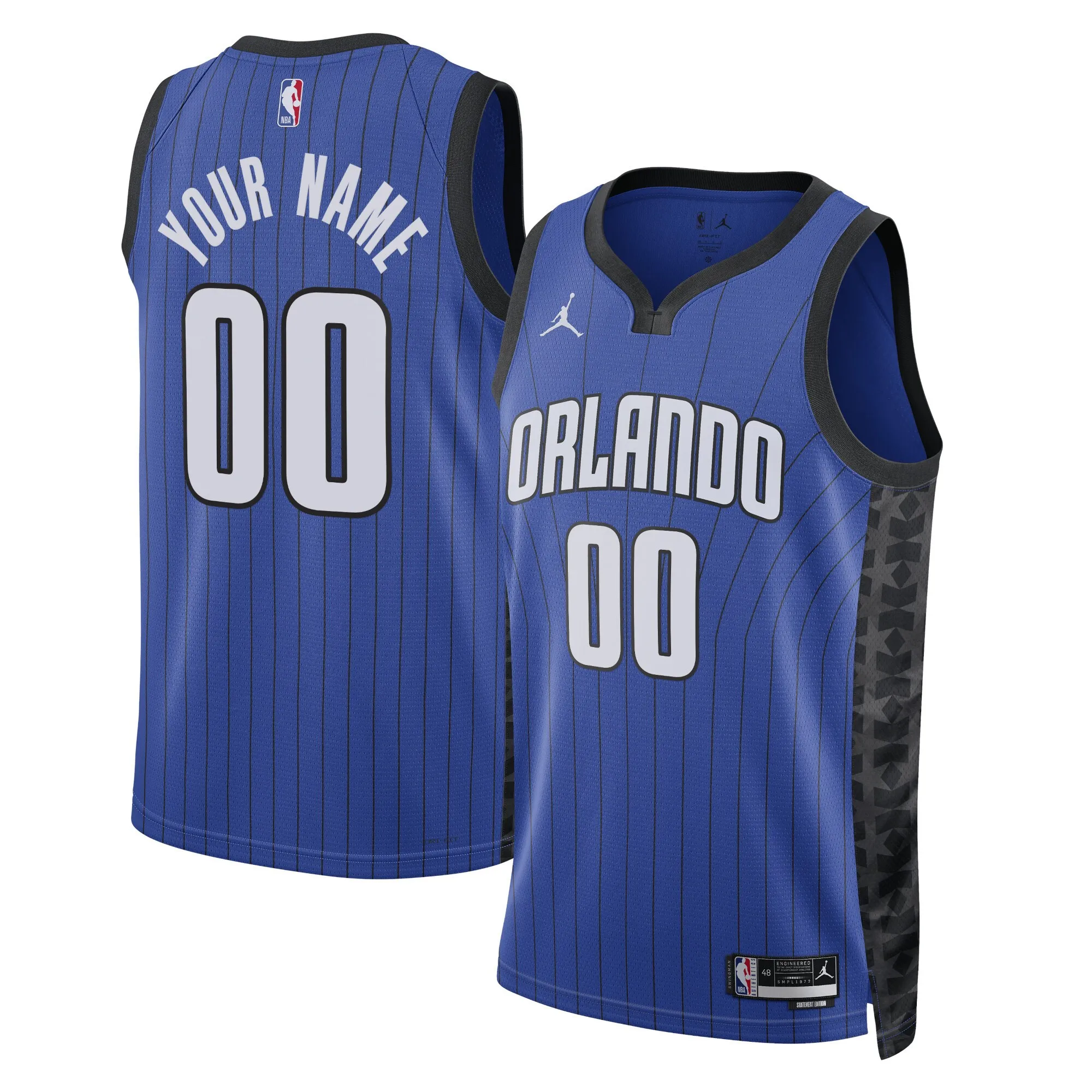 Orlando Magic Jordan Brand Unisex 2022-23 Swingman Custom Jersey - Statement Edition - Royal