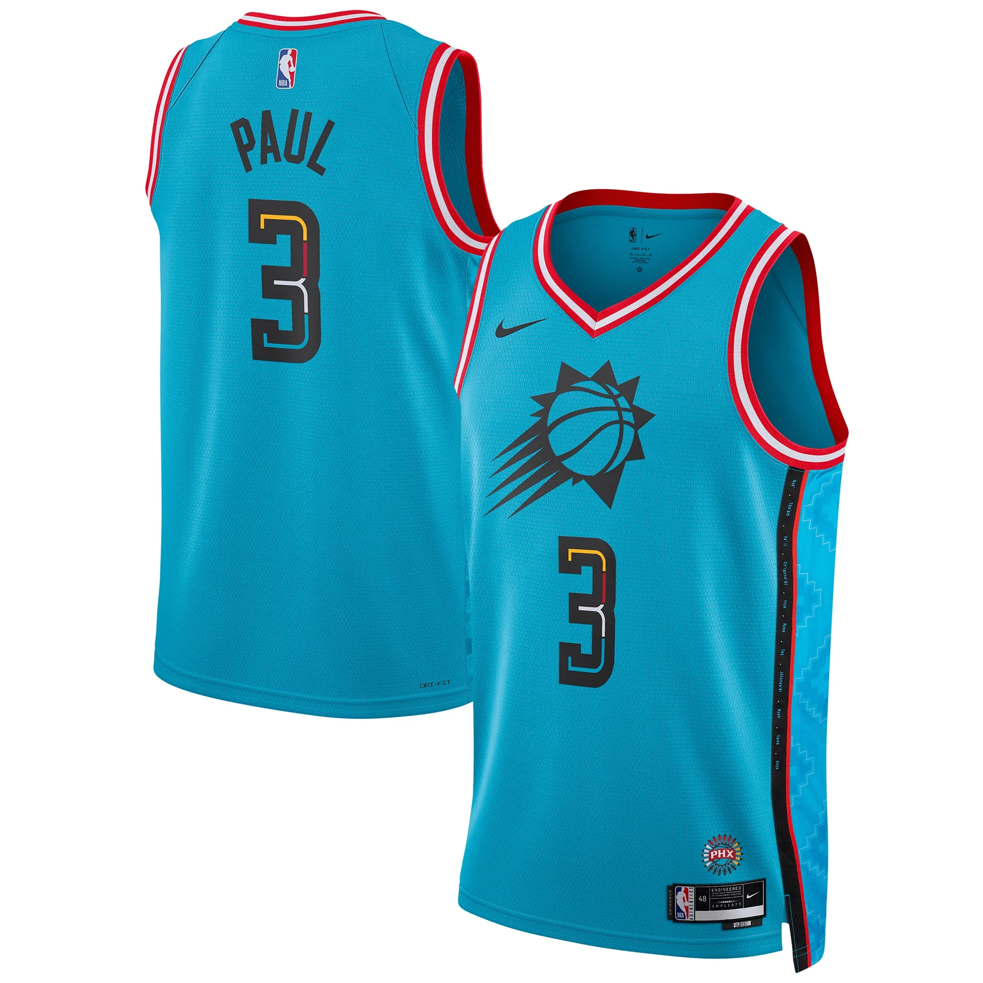 Chris Paul Phoenix Suns Nike Unisex 2022-23 Swingman Jersey - City Edition - Turquoise