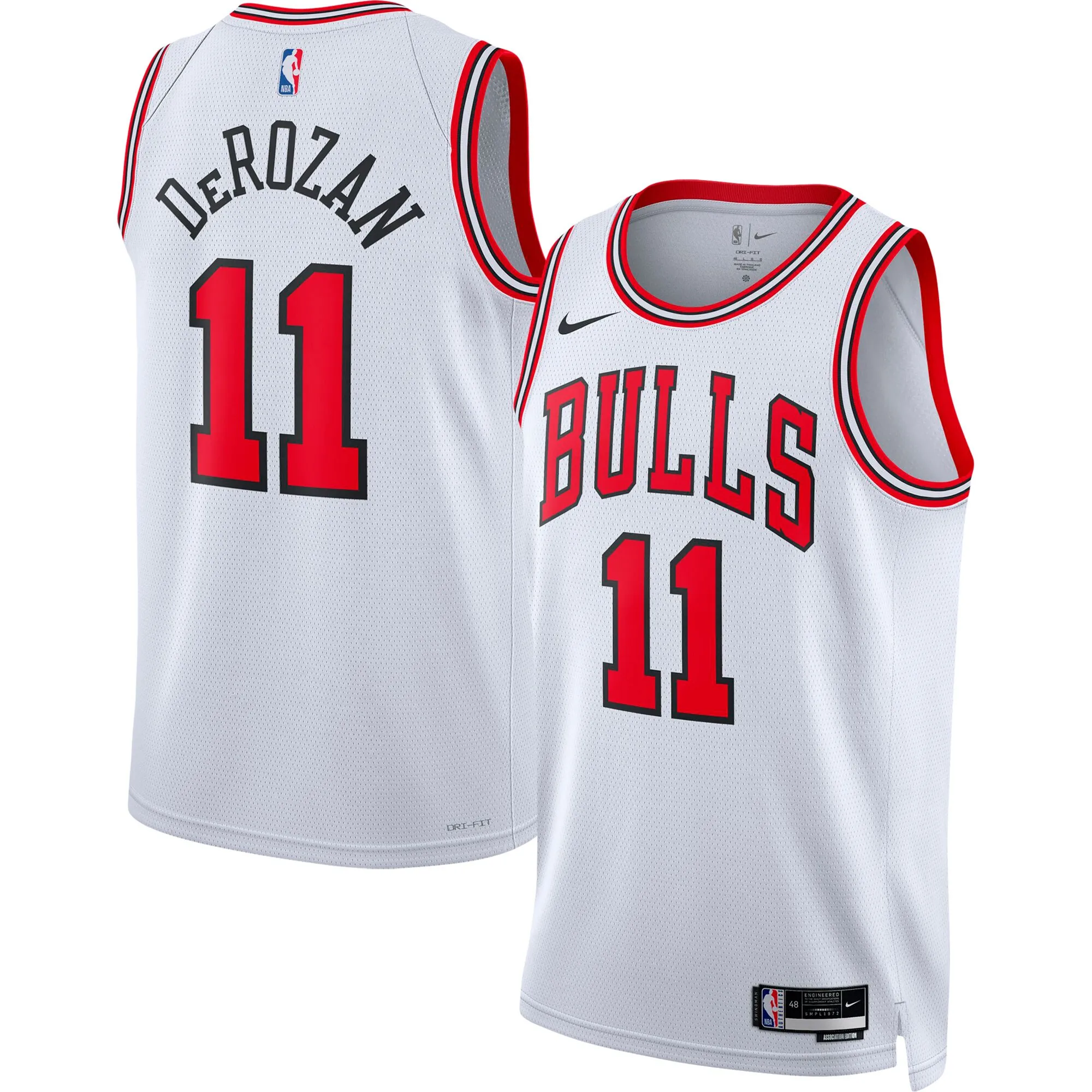 DeMar DeRozan Chicago Bulls Nike Unisex 2022-23 Swingman Player Jersey White - Association Edition