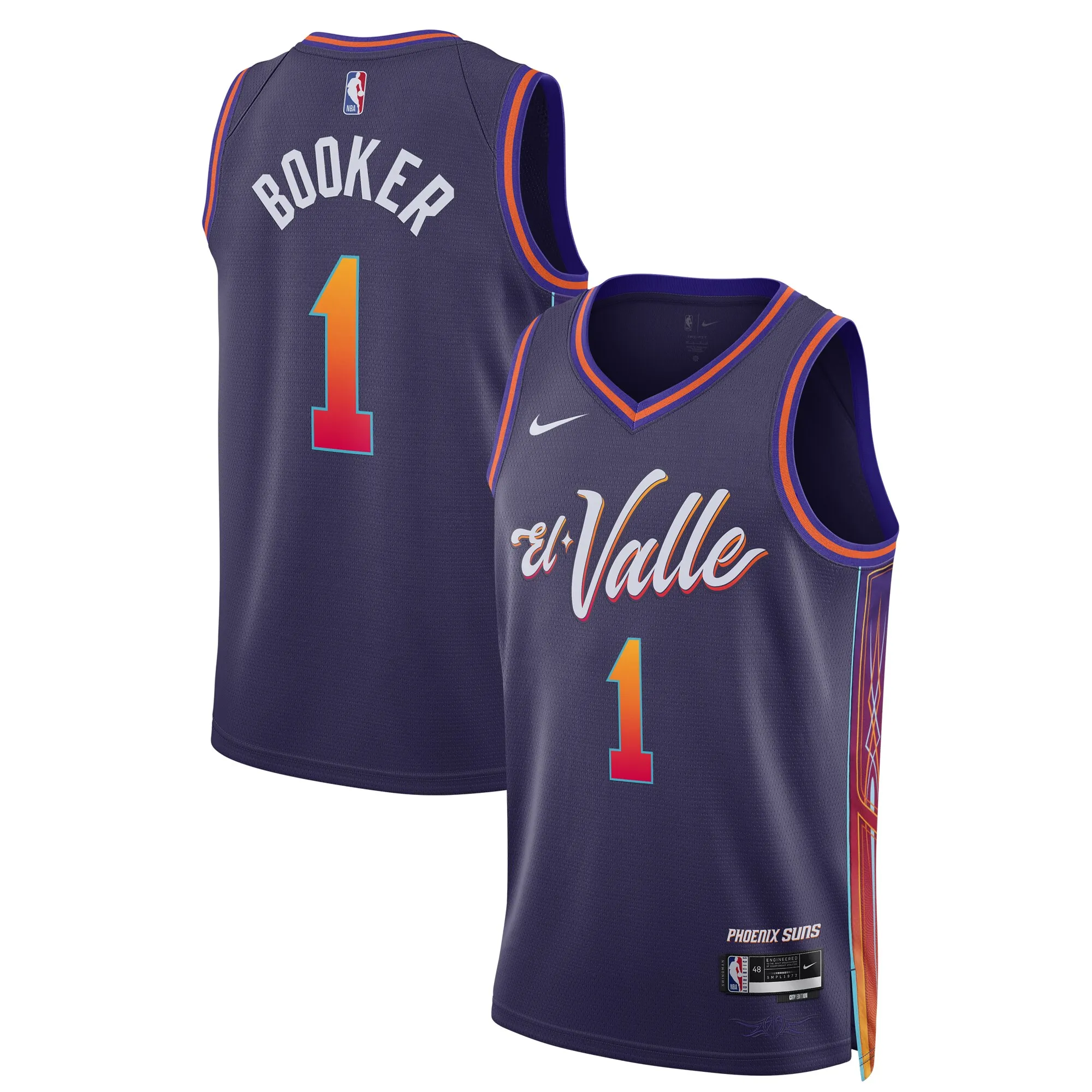 Devin Booker Phoenix Suns Nike Unisex 2023-24 Swingman Jersey - Purple - City Edition