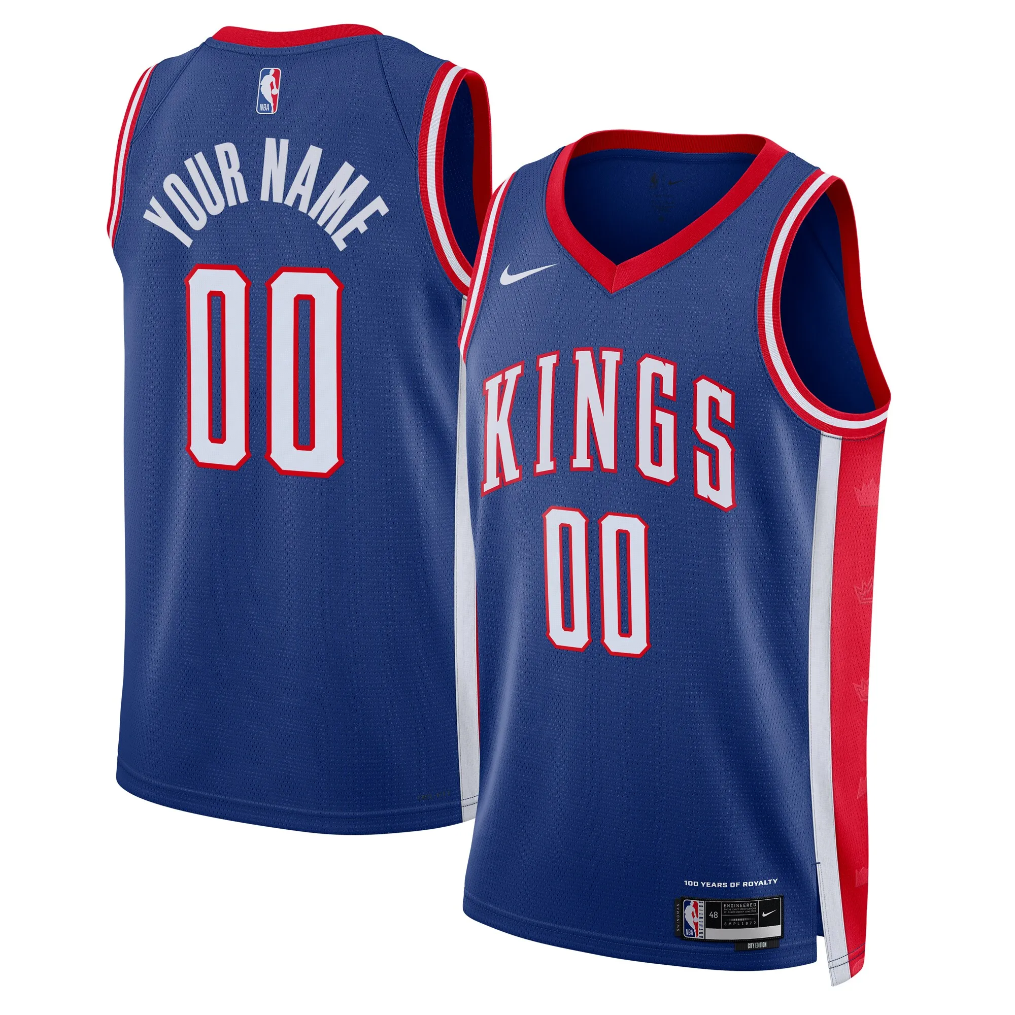 Sacramento Kings Nike Unisex 2024-25 Custom Swingman Jersey - City Edition - Blue