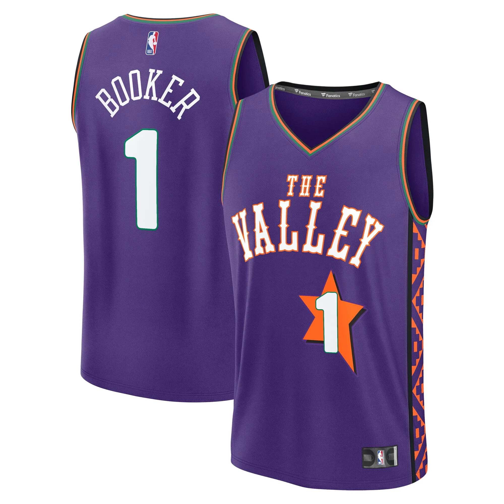 Devin Booker Phoenix Suns Fanatics 2024-25 Fast Break Player Jersey - City Edition - Purple