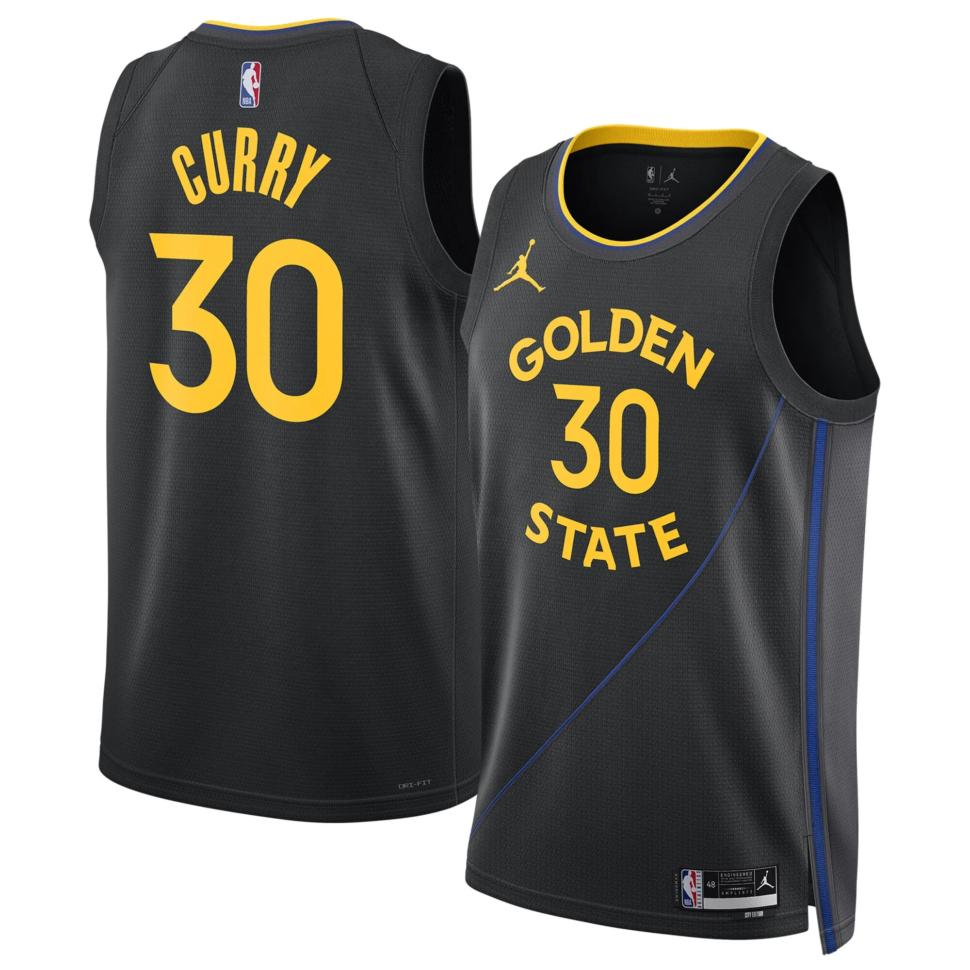 Stephen Curry Golden State Warriors Jordan Brand Unisex 2024-25 Swingman Jersey - Statement Edition - Black