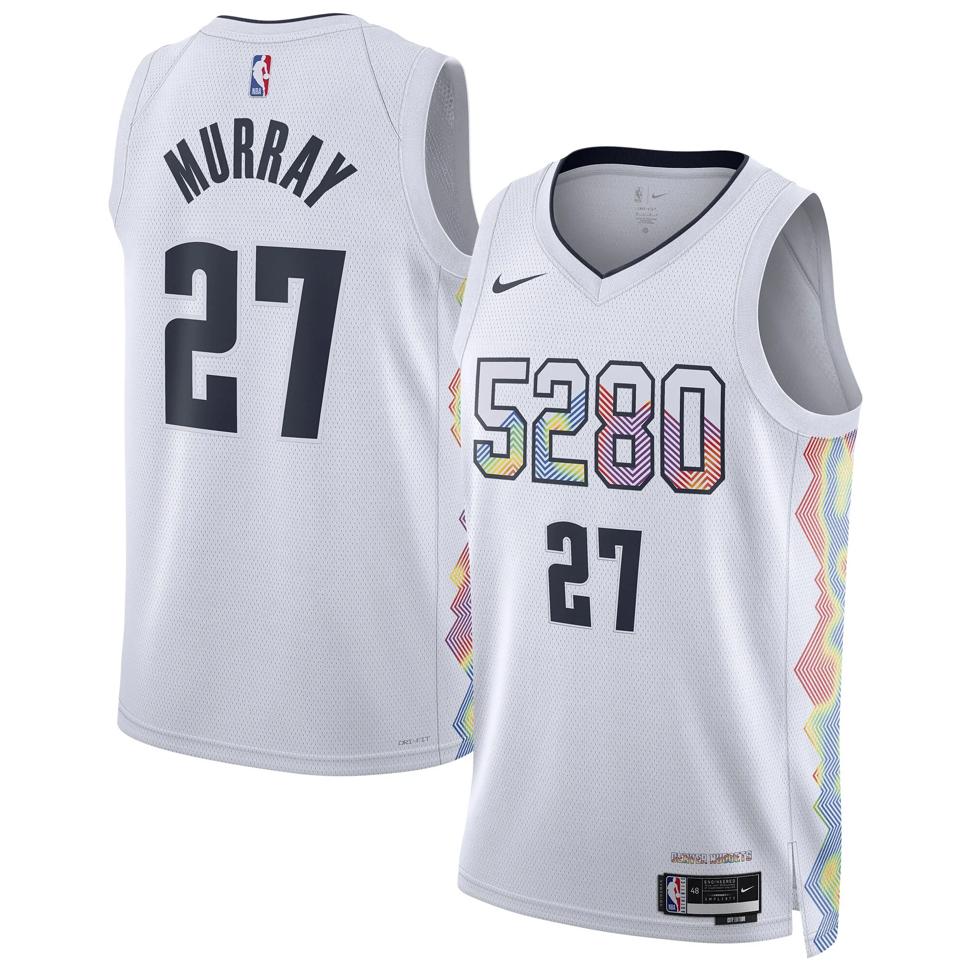 Jamal Murray Denver Nuggets Nike Unisex 2024-25 Swingman Player Jersey - City Edition - White