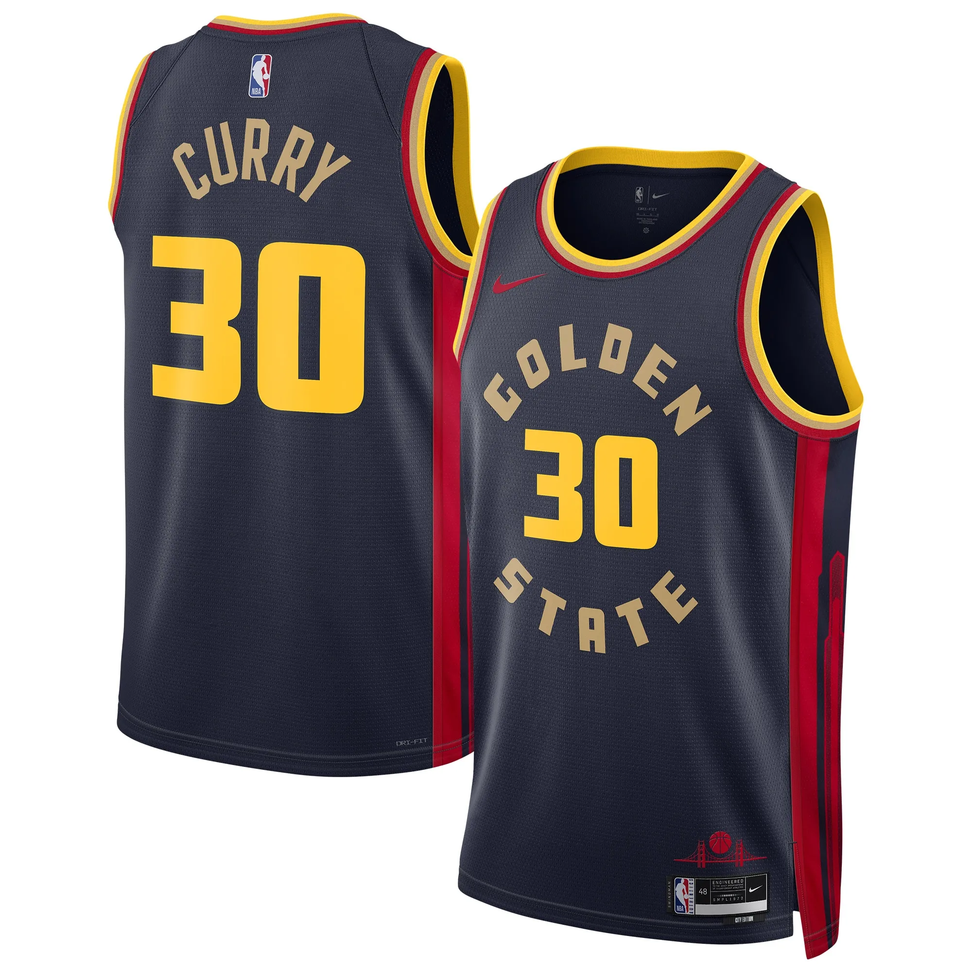 Stephen Curry Golden State Warriors Nike Unisex 2024-25 Swingman Player Jersey - City Edition - Navy