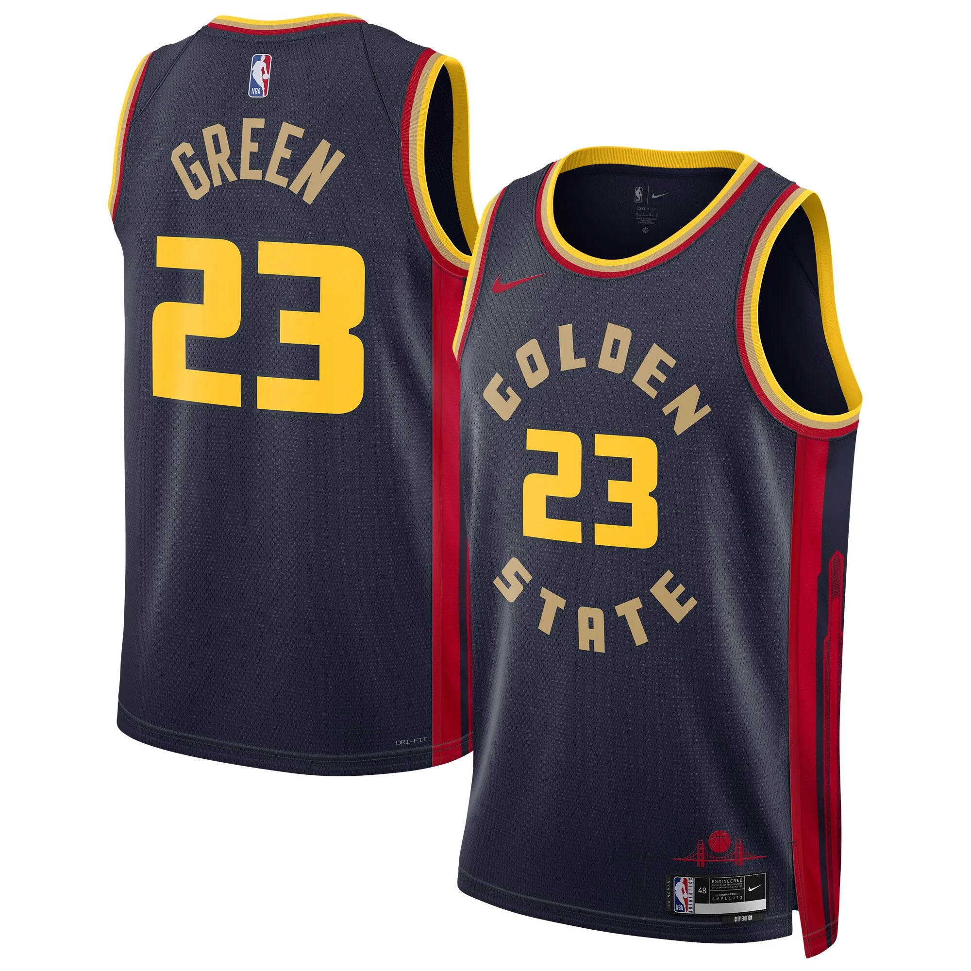 Draymond Green Golden State Warriors Nike Unisex 2024-25 Swingman Player Jersey - City Edition - Navy