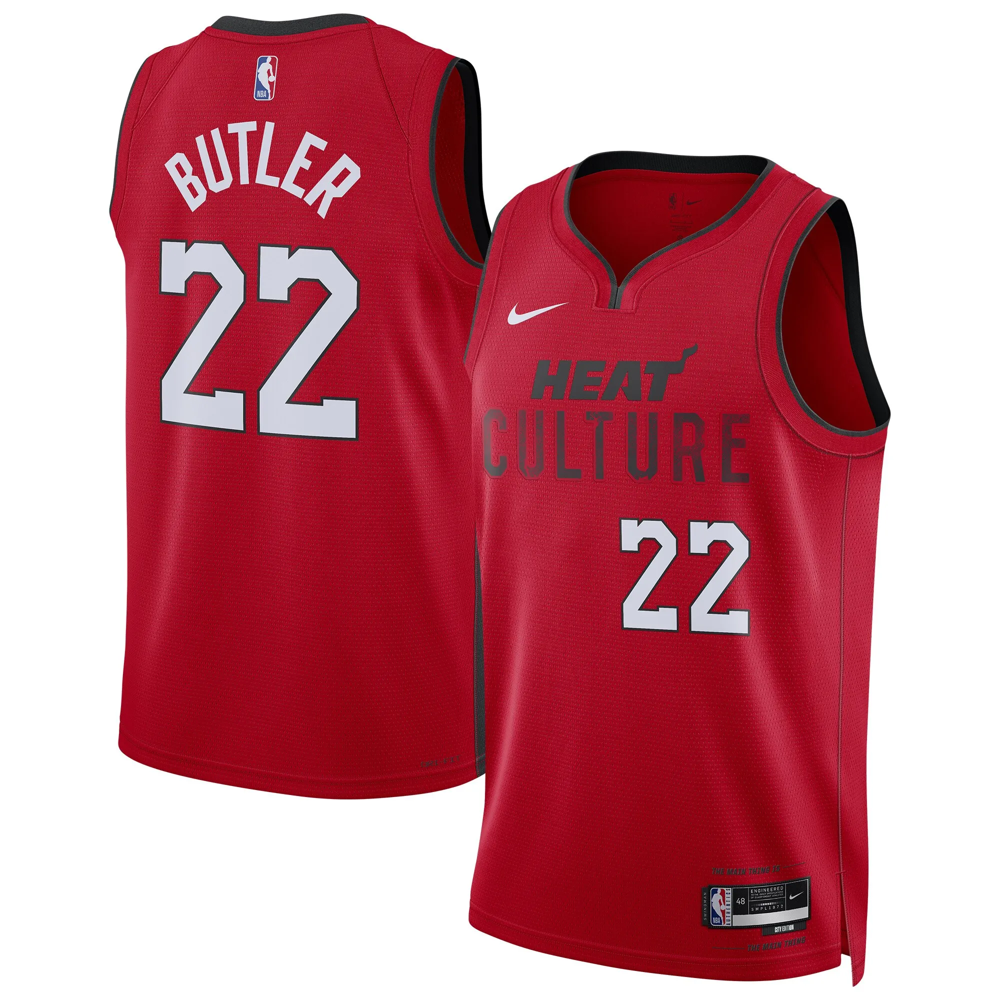 Jimmy Butler Miami Heat Nike Unisex 2024-25 Swingman Player Jersey - City Edition - Red