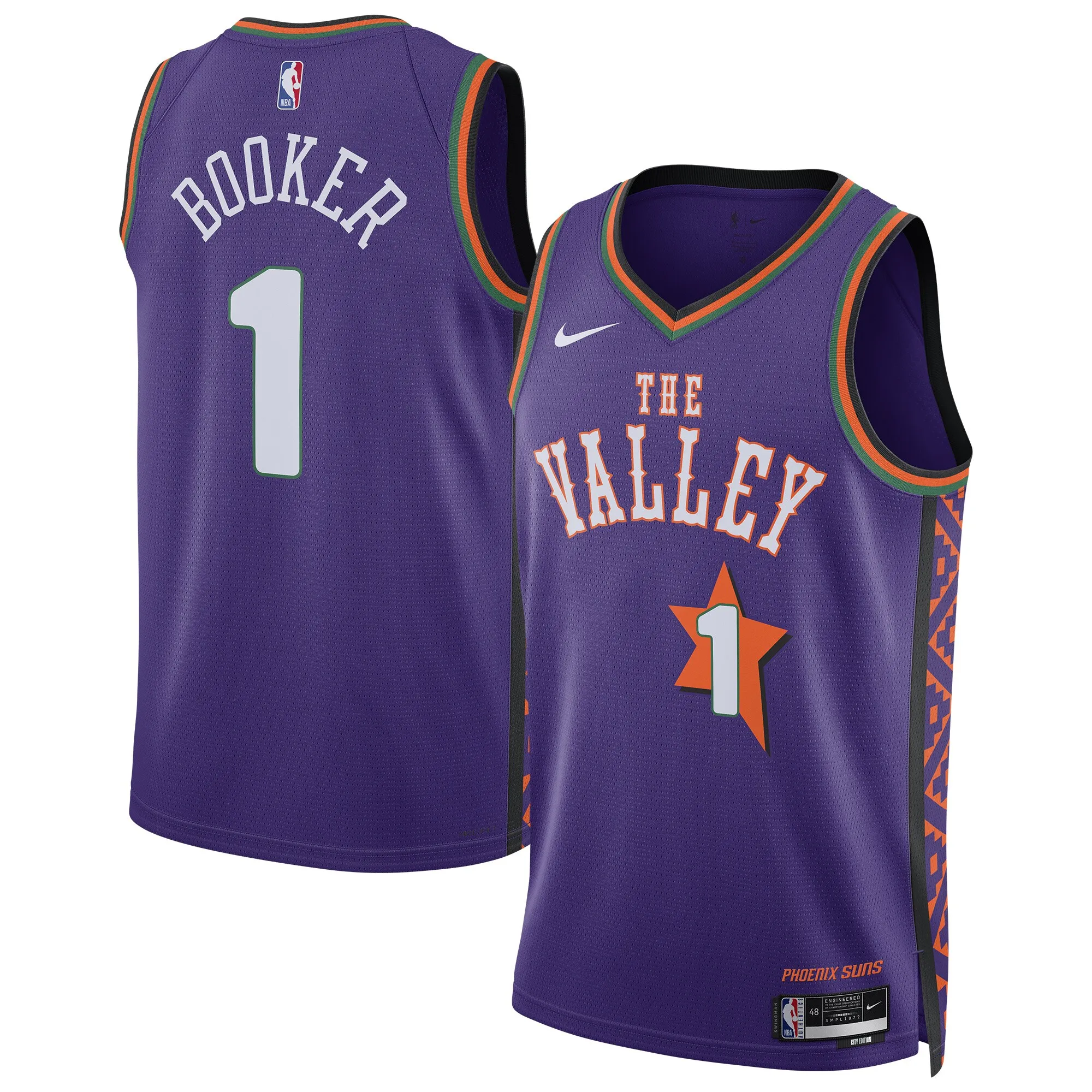 Devin Booker Phoenix Suns Nike Unisex 2024-25 Swingman Player Jersey - City Edition - Purple